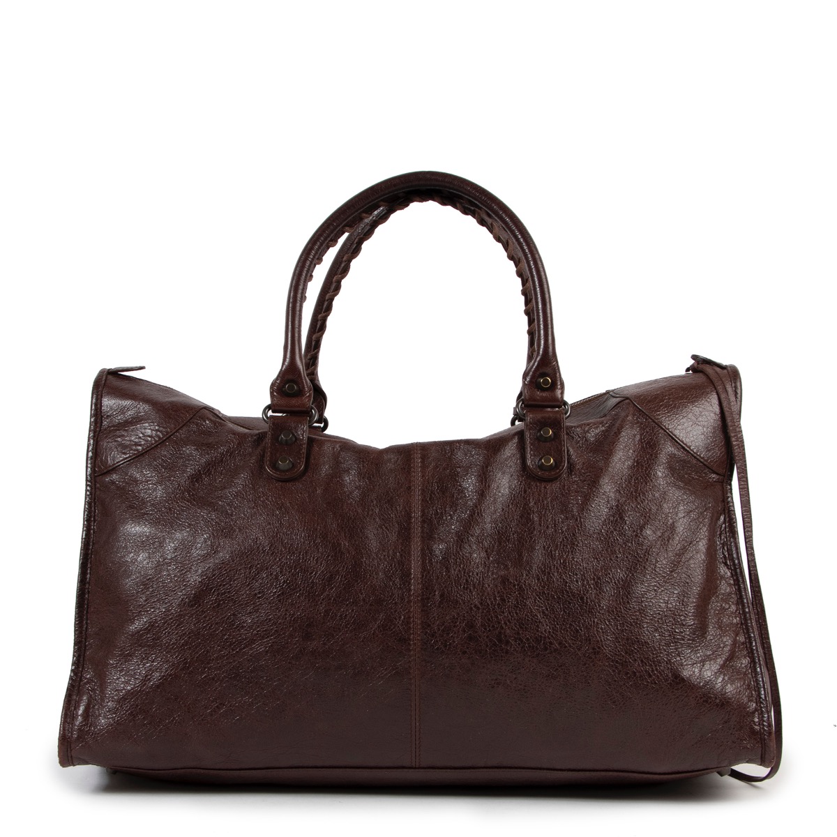 Balenciaga Brown Classic City Shoulder Bag ○ Labellov ○ Buy and