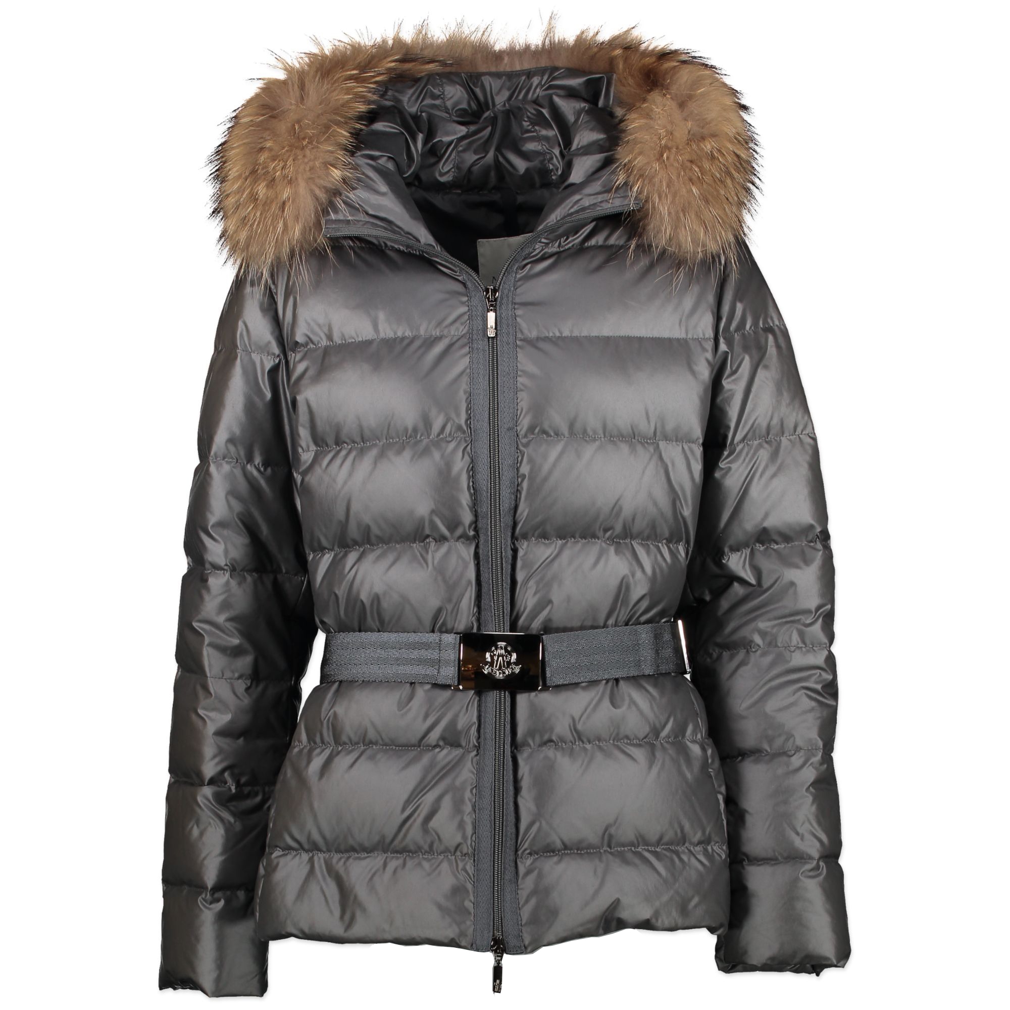 Moncler Clion Quilted Fur trimmed Ski Jacket size 4 Labellov Buy and Sell Authentic Luxury