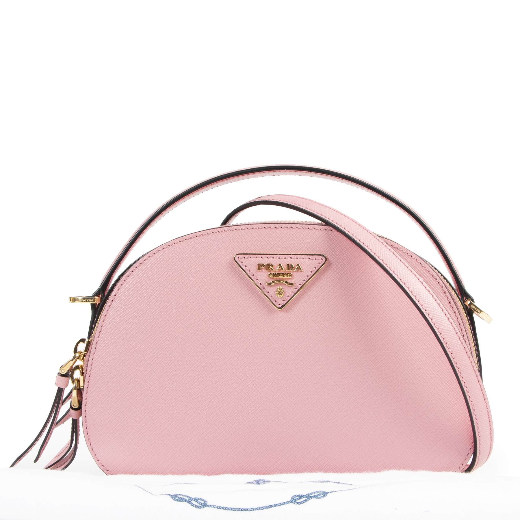 Prada Odette Saffiano Leather Bag - Farfetch