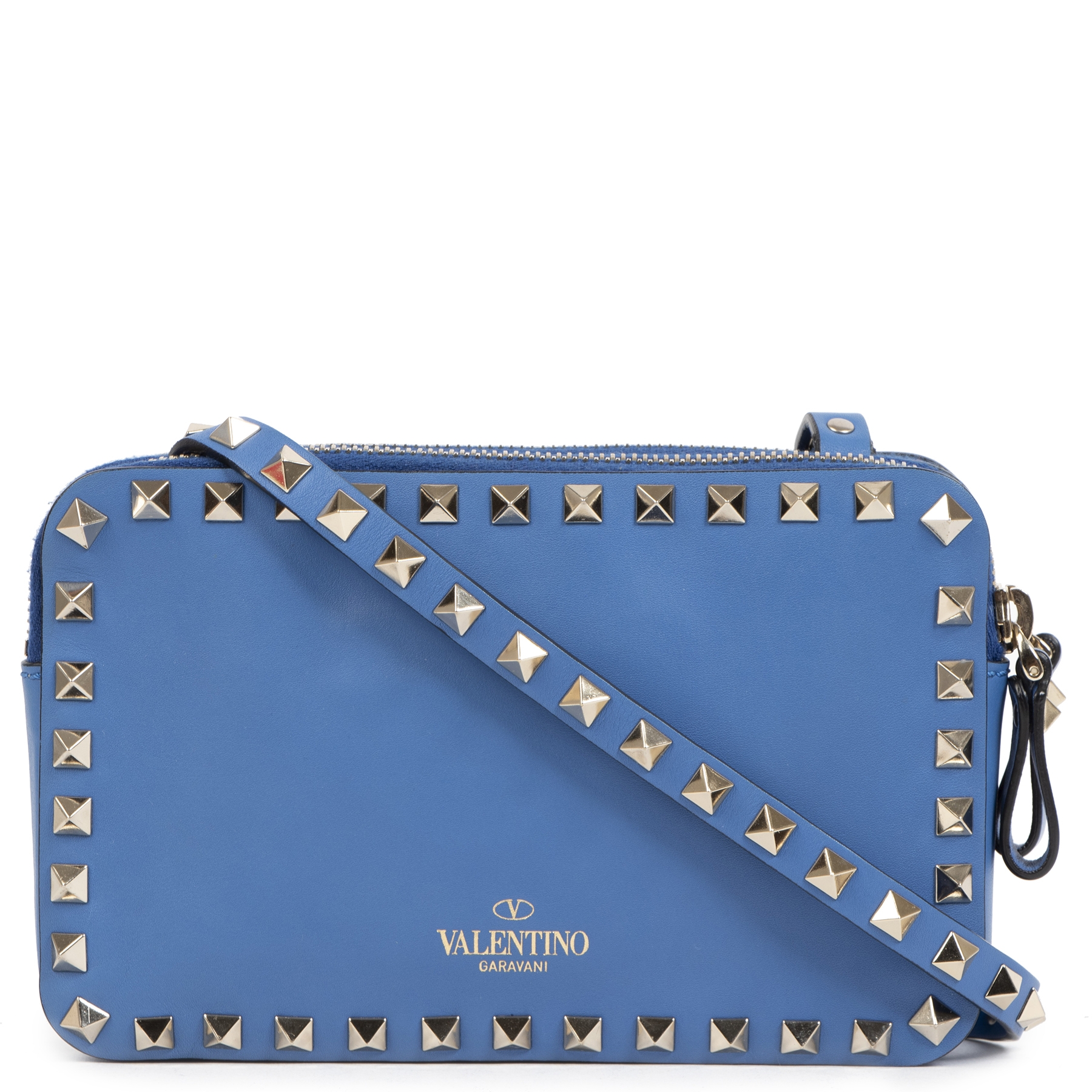 Valentino blue clearance rockstud bag