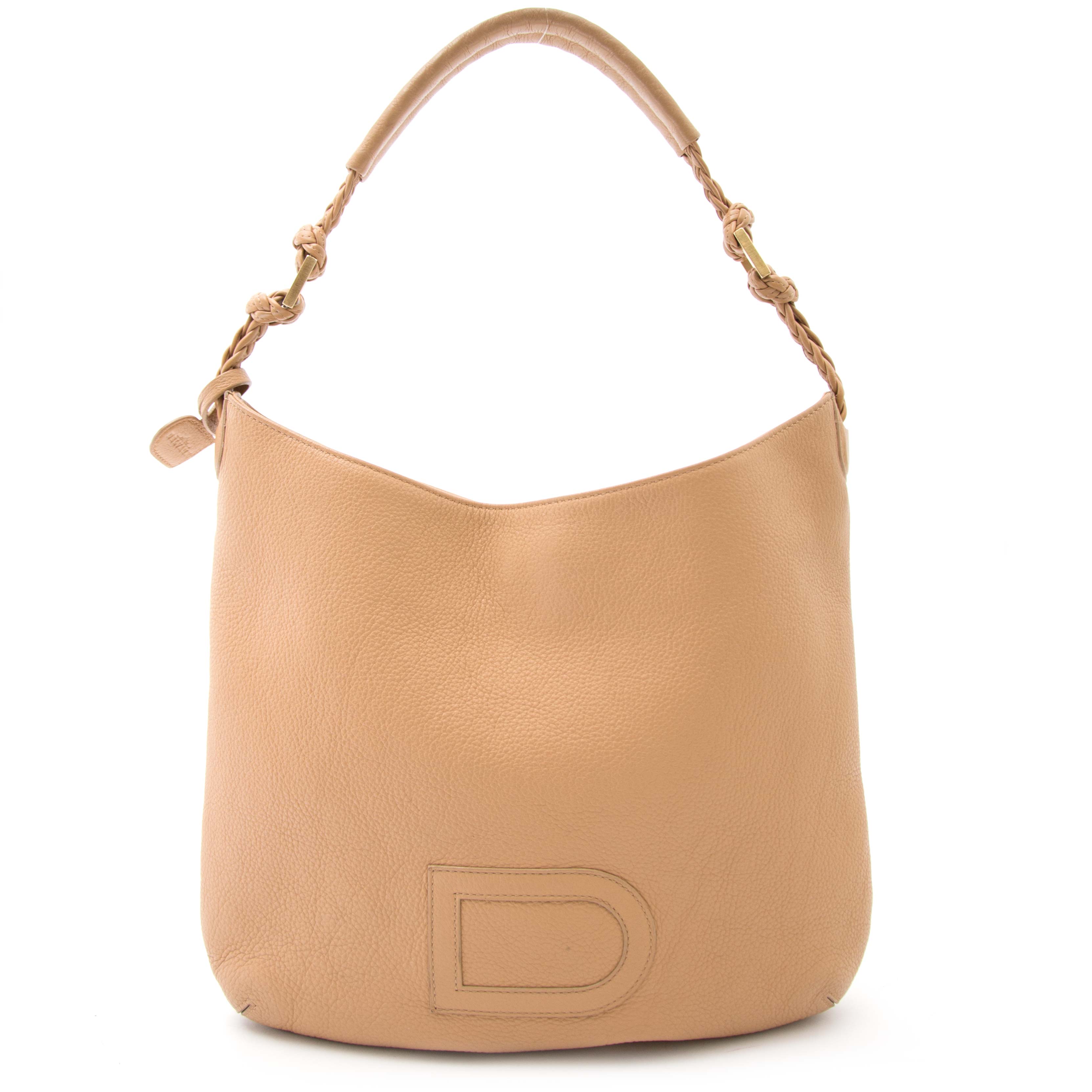 Delvaux Polo Givry Camel Shoulder Bag ○ Labellov ○ Buy and Sell