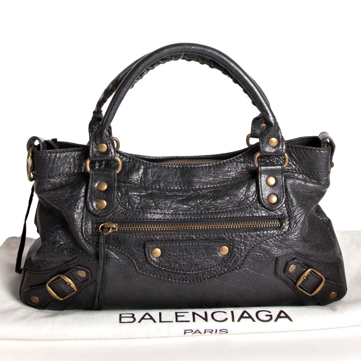 Balenciaga Black First Bag ○ Labellov ○ Buy Authentic Luxury