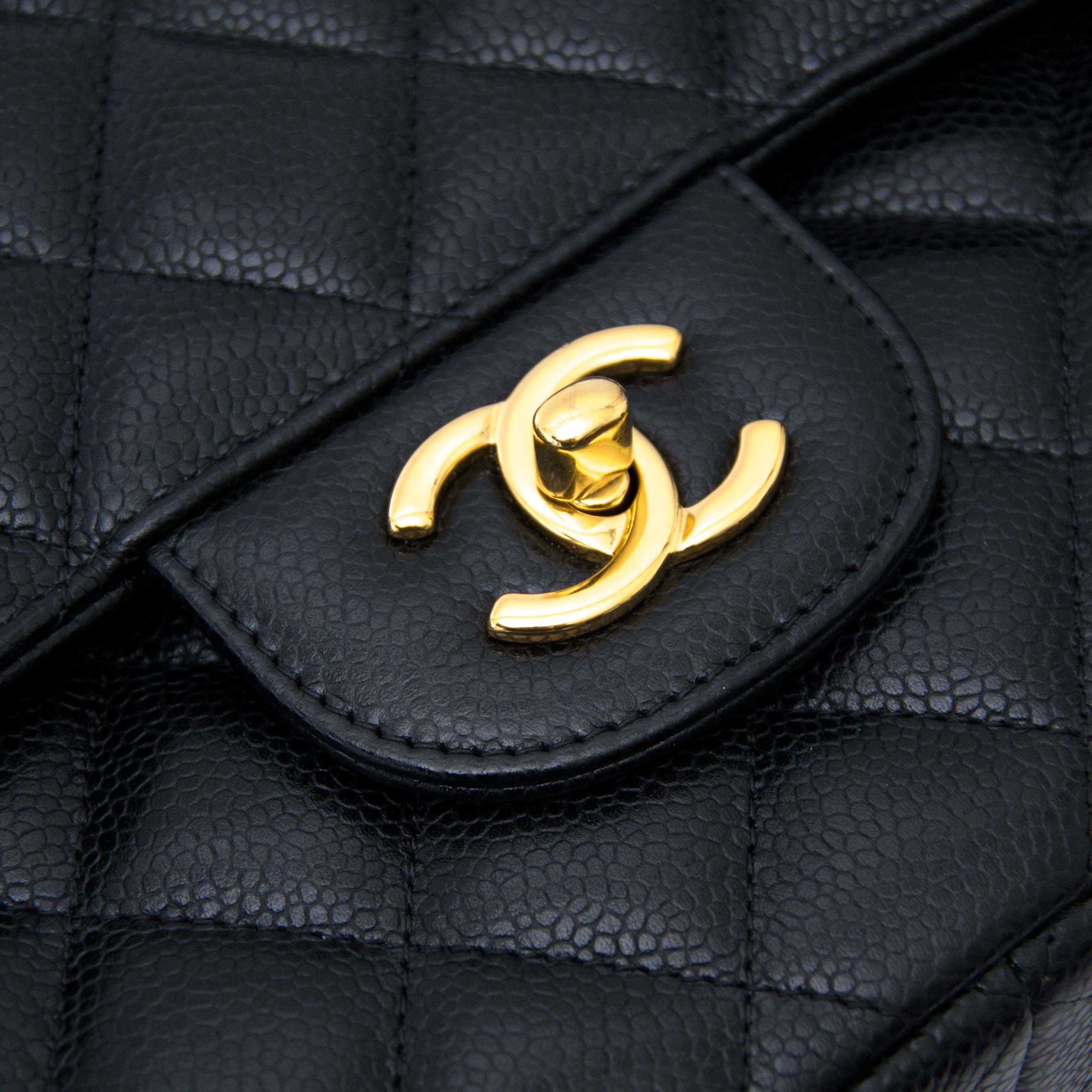 Chanel Black Lambskin Large Classic Flap Bag ○ Labellov ○ Buy and Sell  Authentic Luxury