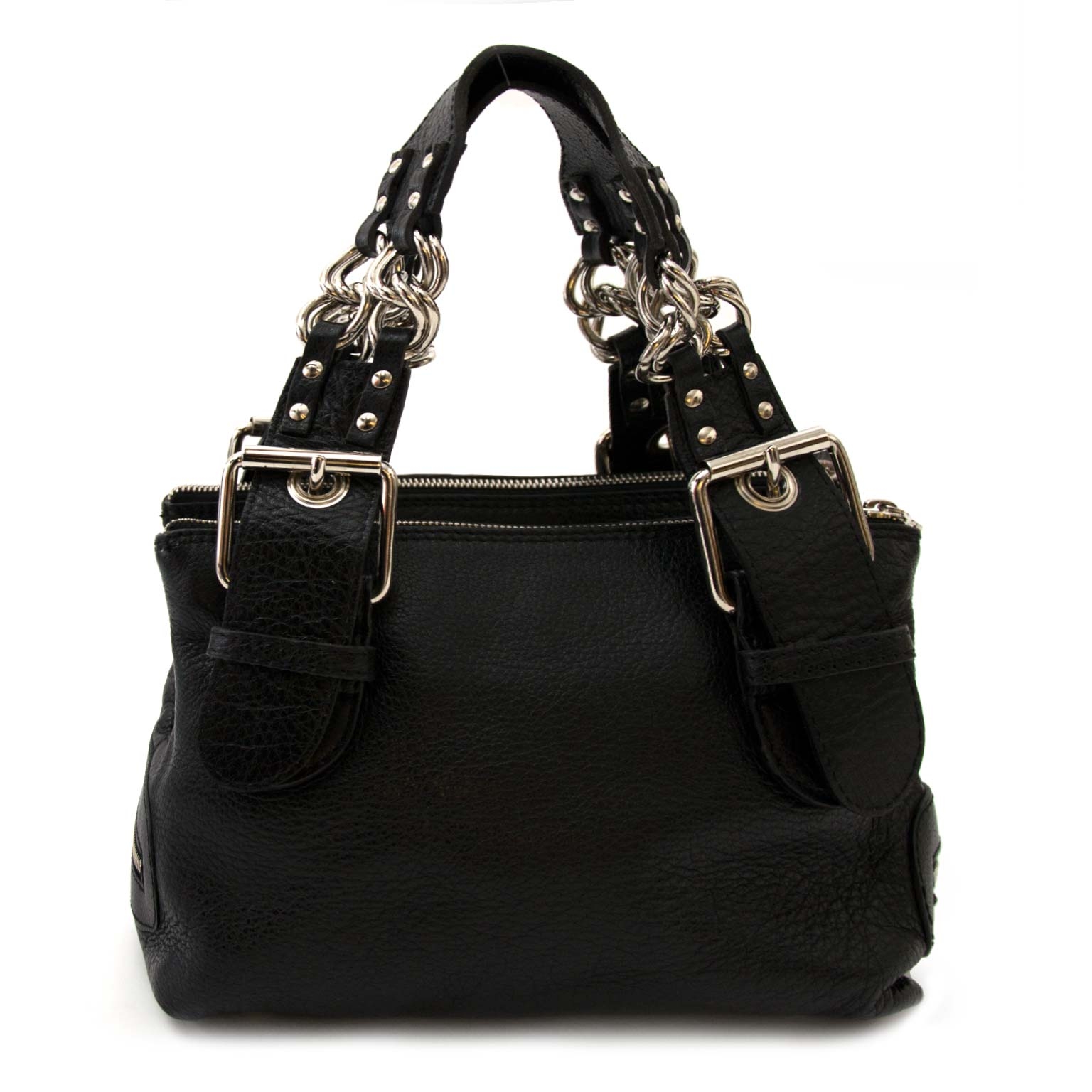 Chloé Black Leather Buckle Bag ○ Labellov ○ Buy and Sell