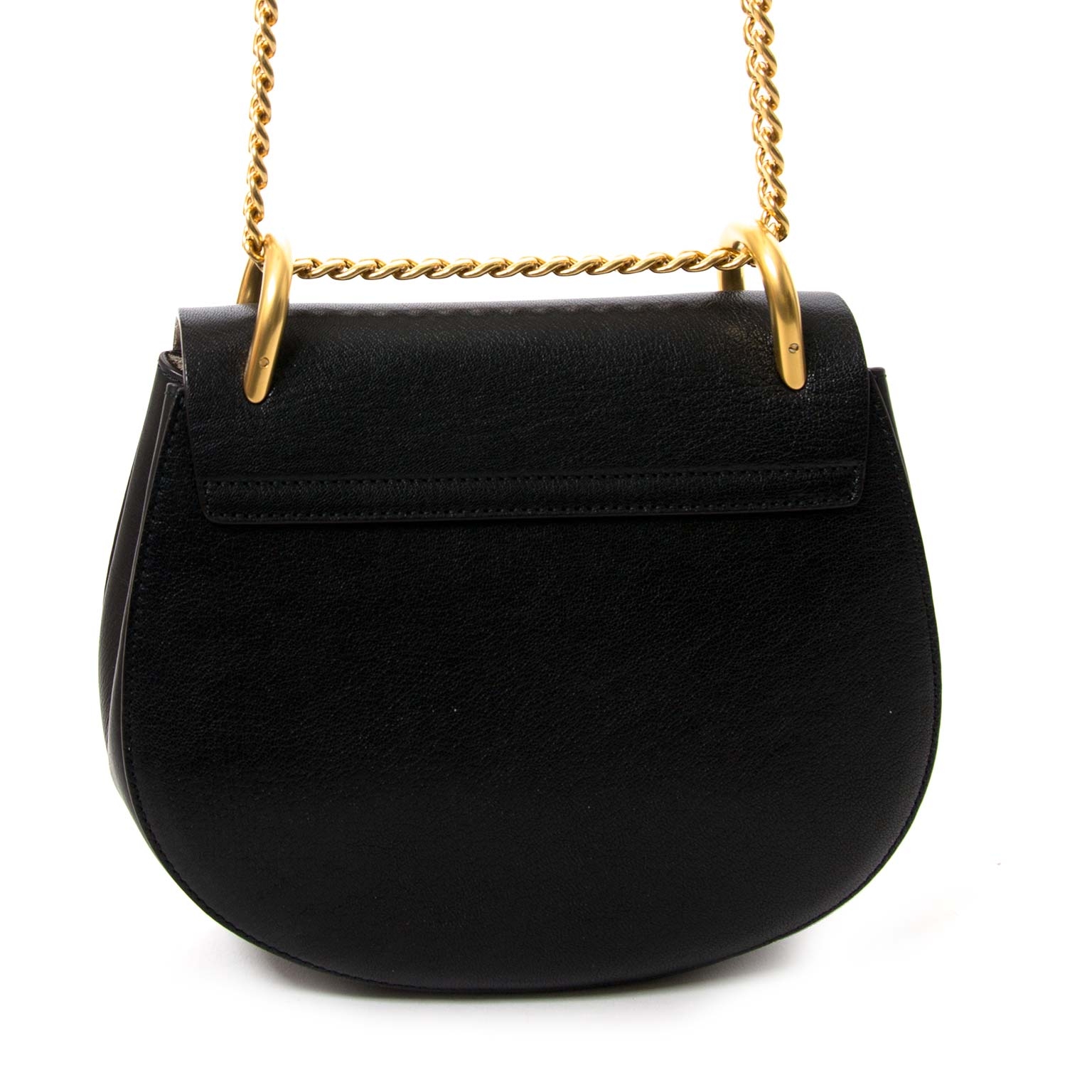 Chloeドリュー ブラック Chloe Black Drew Textured-Leather Shoulder Bag ○ Labellov ○ Buy