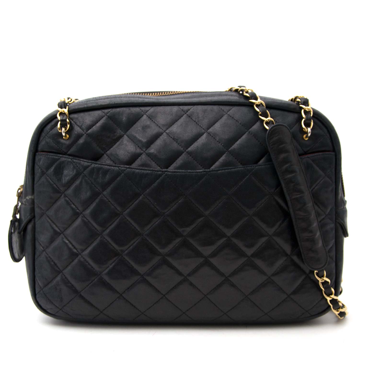 Chanel Black Quilted Leather Tote Shoulder Bag And Wallet ○ Labellov ○ Buy  and Sell Authentic Luxury