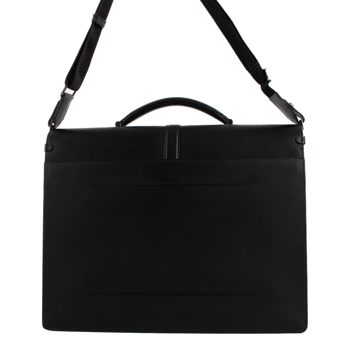 Montblanc Black Leather 4810 Westside Briefcase ○ Labellov