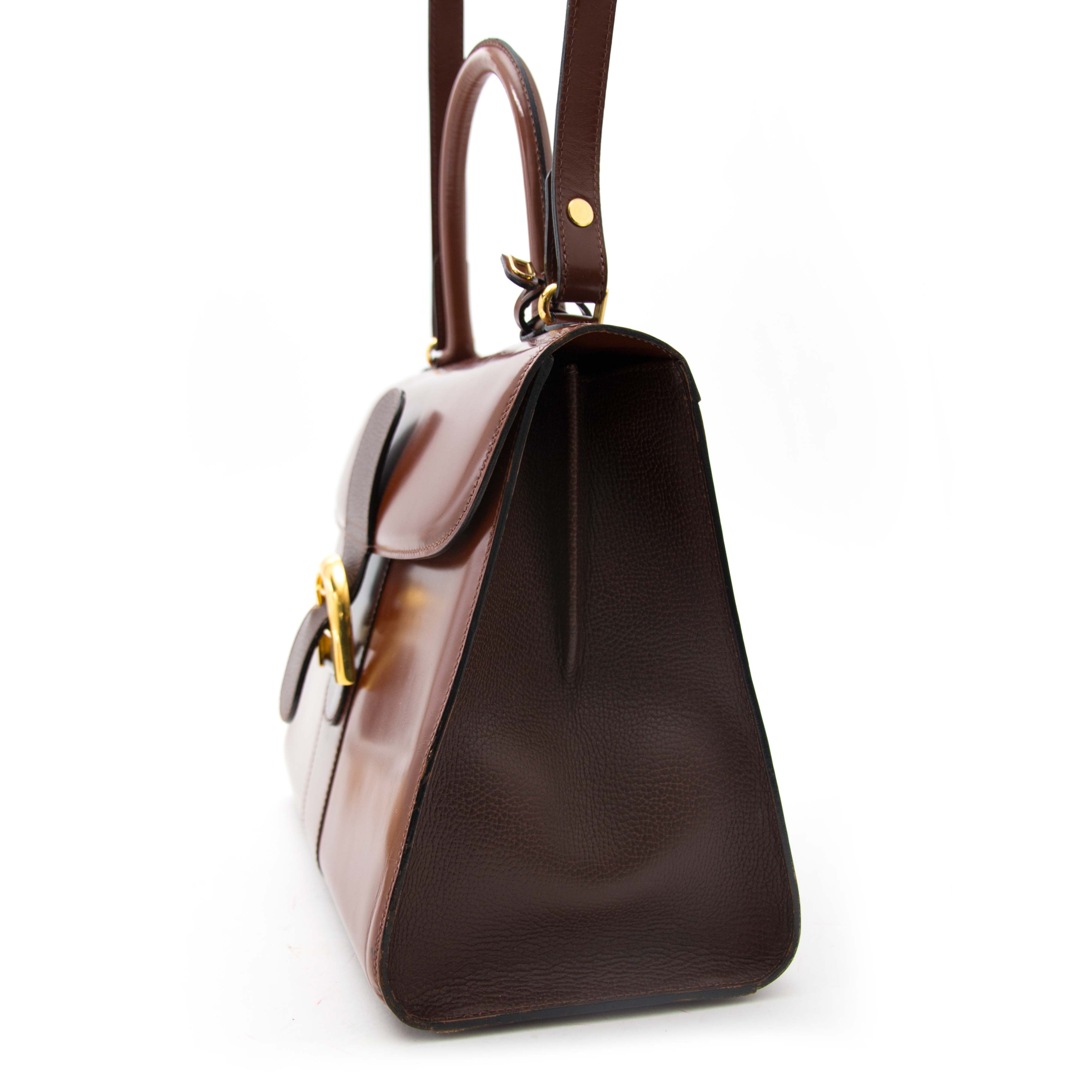 Delvaux Vintage Brown Leather Brillant MM ○ Labellov ○ Buy and