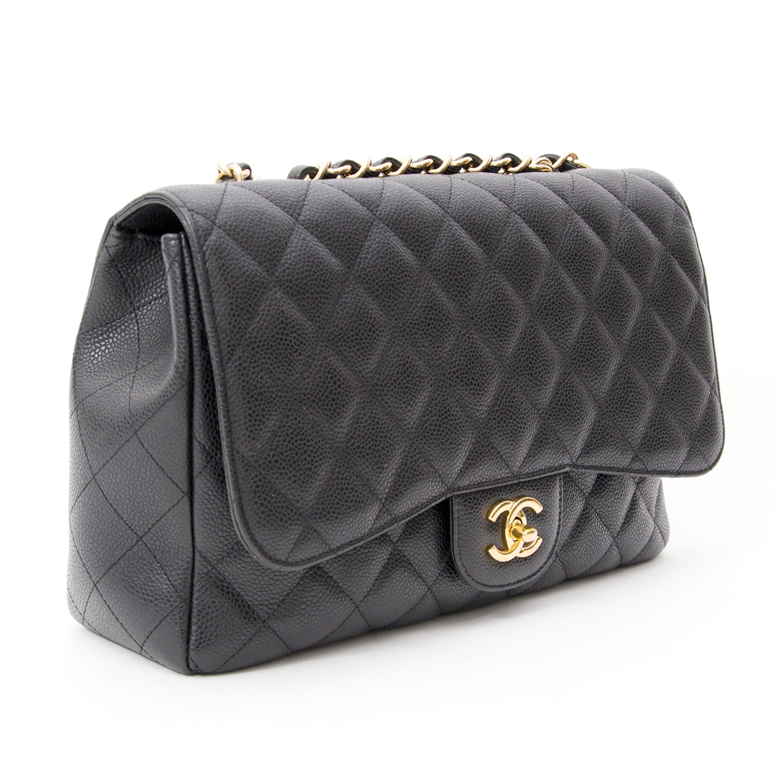 Chanel Jumbo Classic Flap Bag ○ Labellov ○ Buy and Sell Authentic Luxury