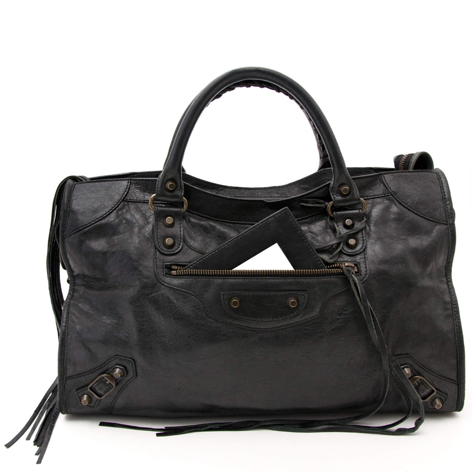 Balenciaga Black City Bag ○ Labellov ○ Buy and Sell