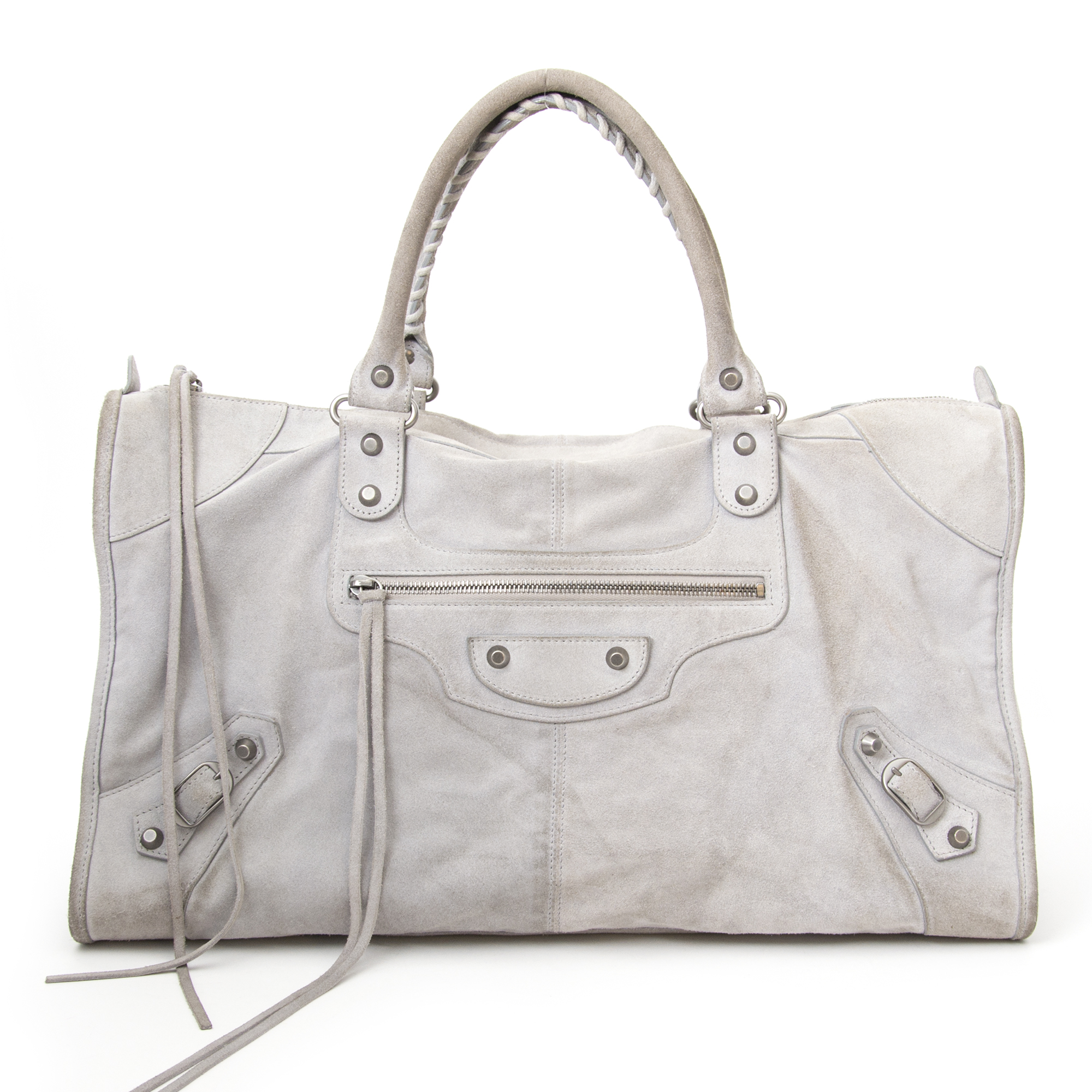 希少 BALENCIAGA バレンシアガ ザ ワーク work グレー balenciaga-suede-grey-work-