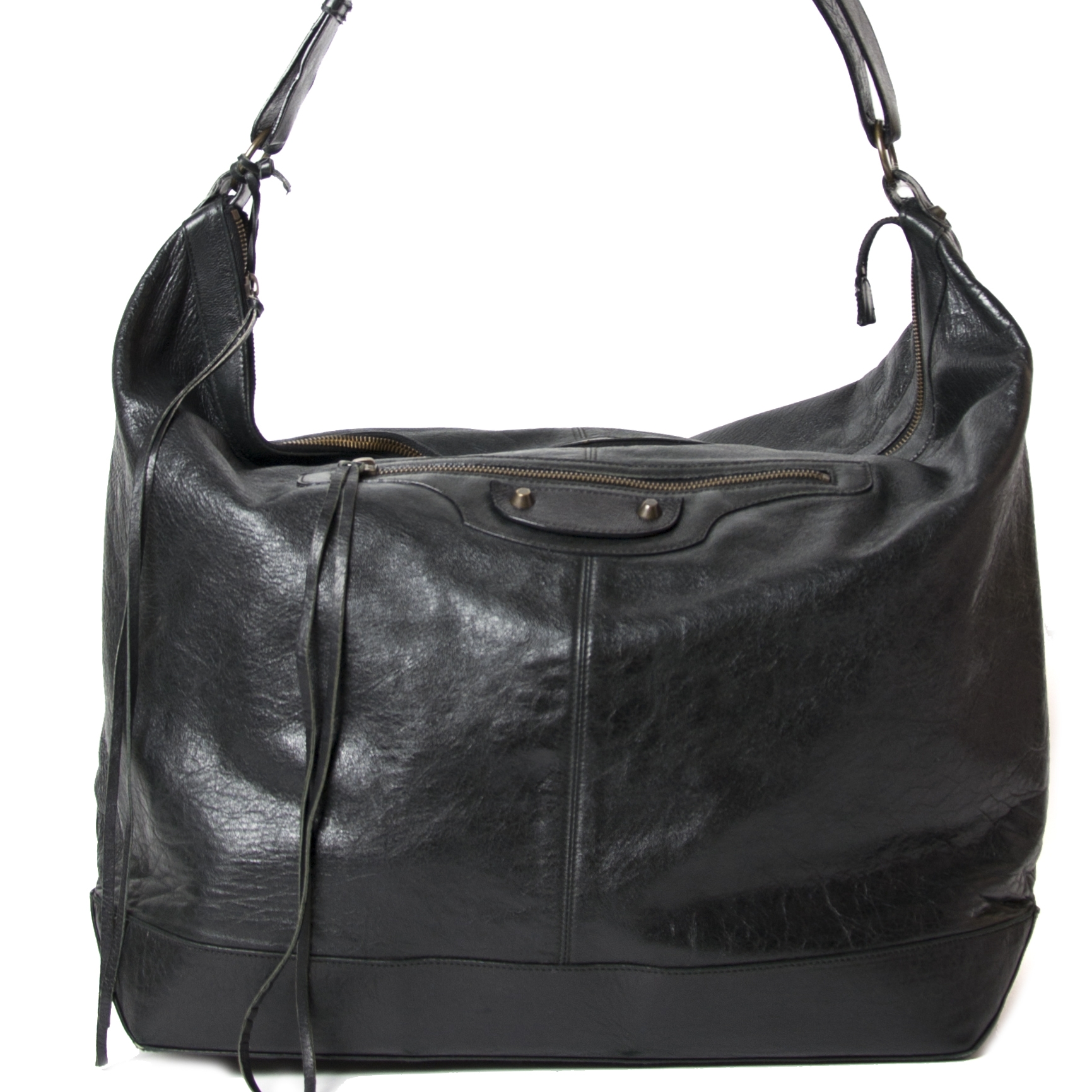 Balenciaga Black Courier Bag Labellov Buy and Sell Authentic