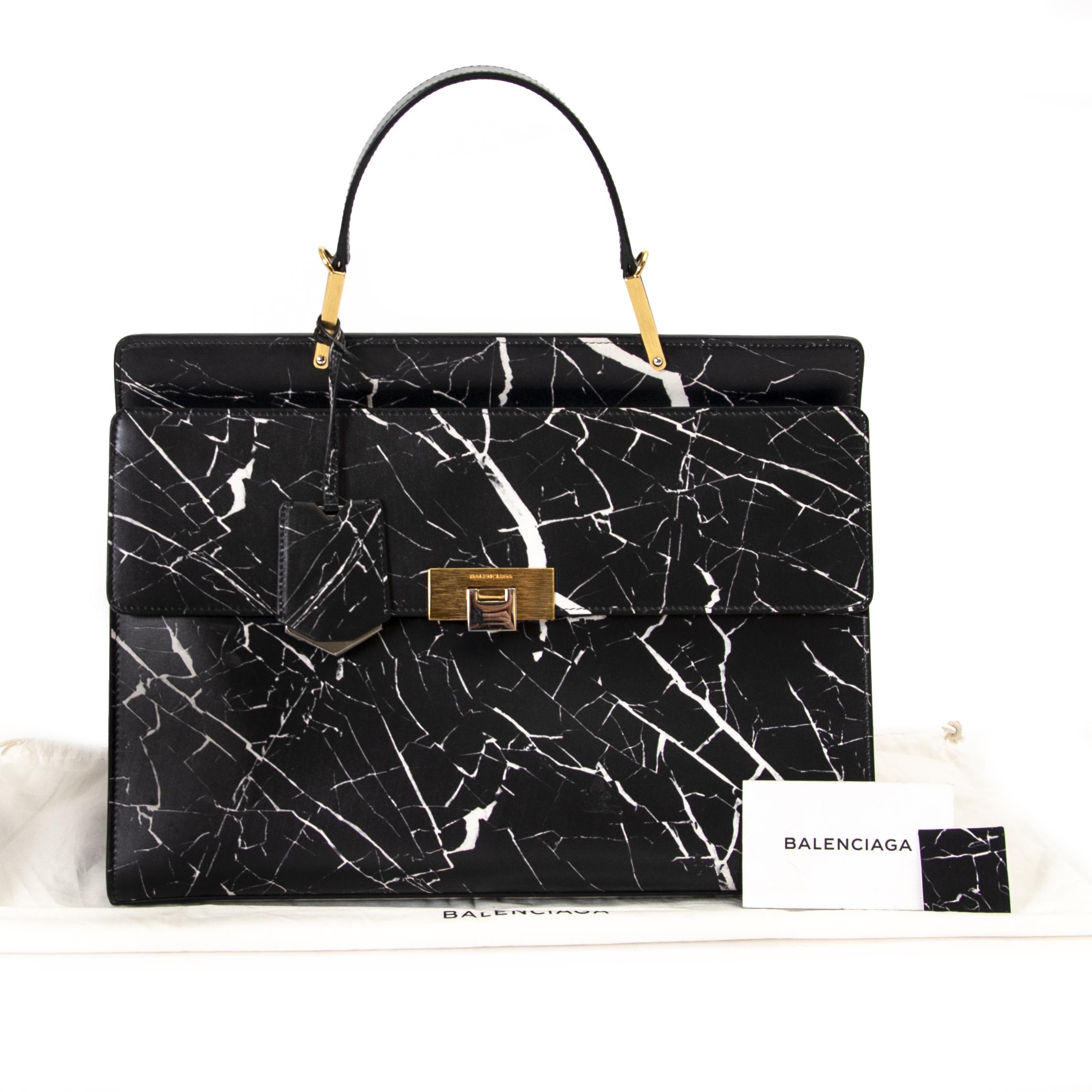 Balenciaga Le Dix Zip Cartable Marble Labellov Buy and Sell