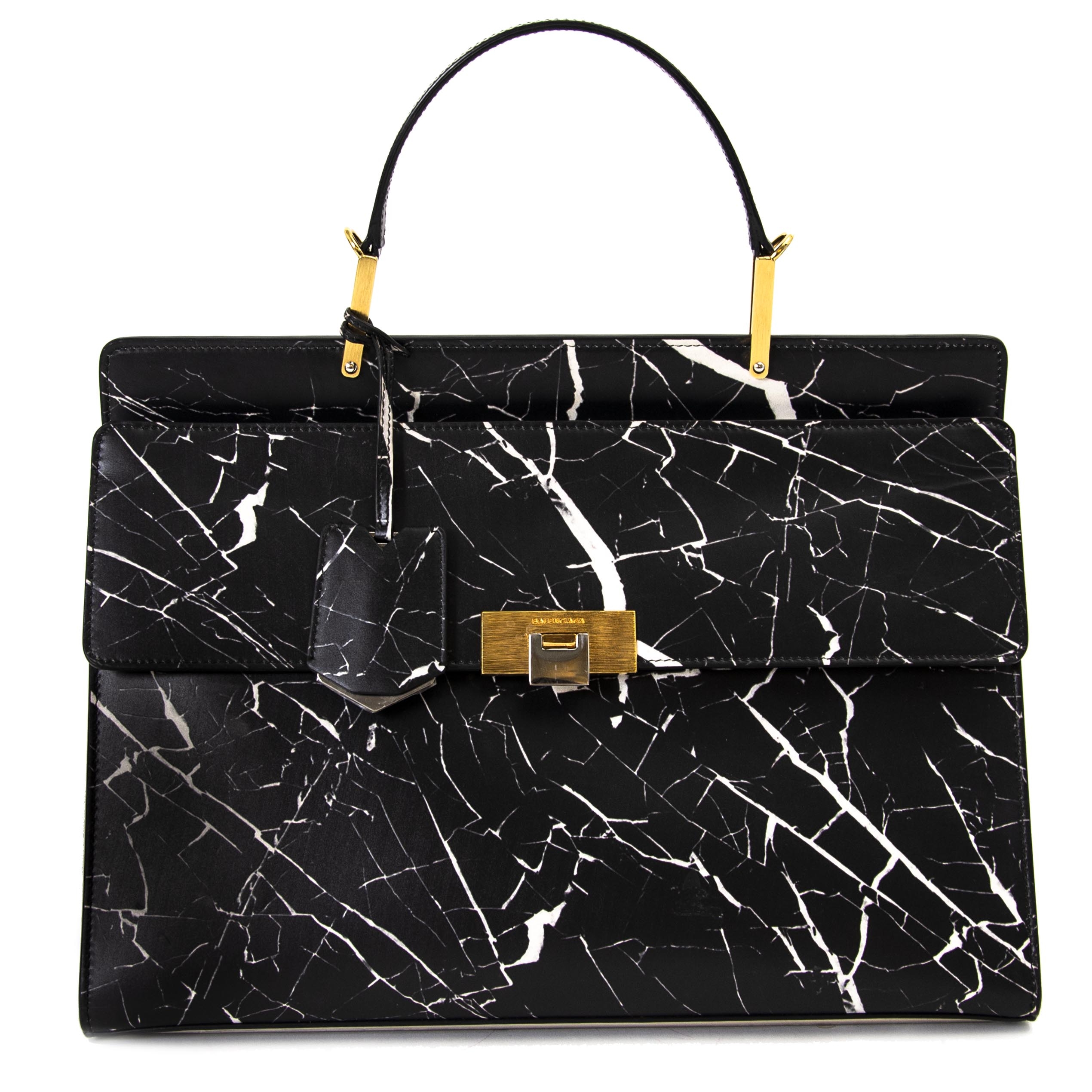 Balenciaga Le Dix Zip Cartable Marble ○ Labellov ○ Buy and Sell