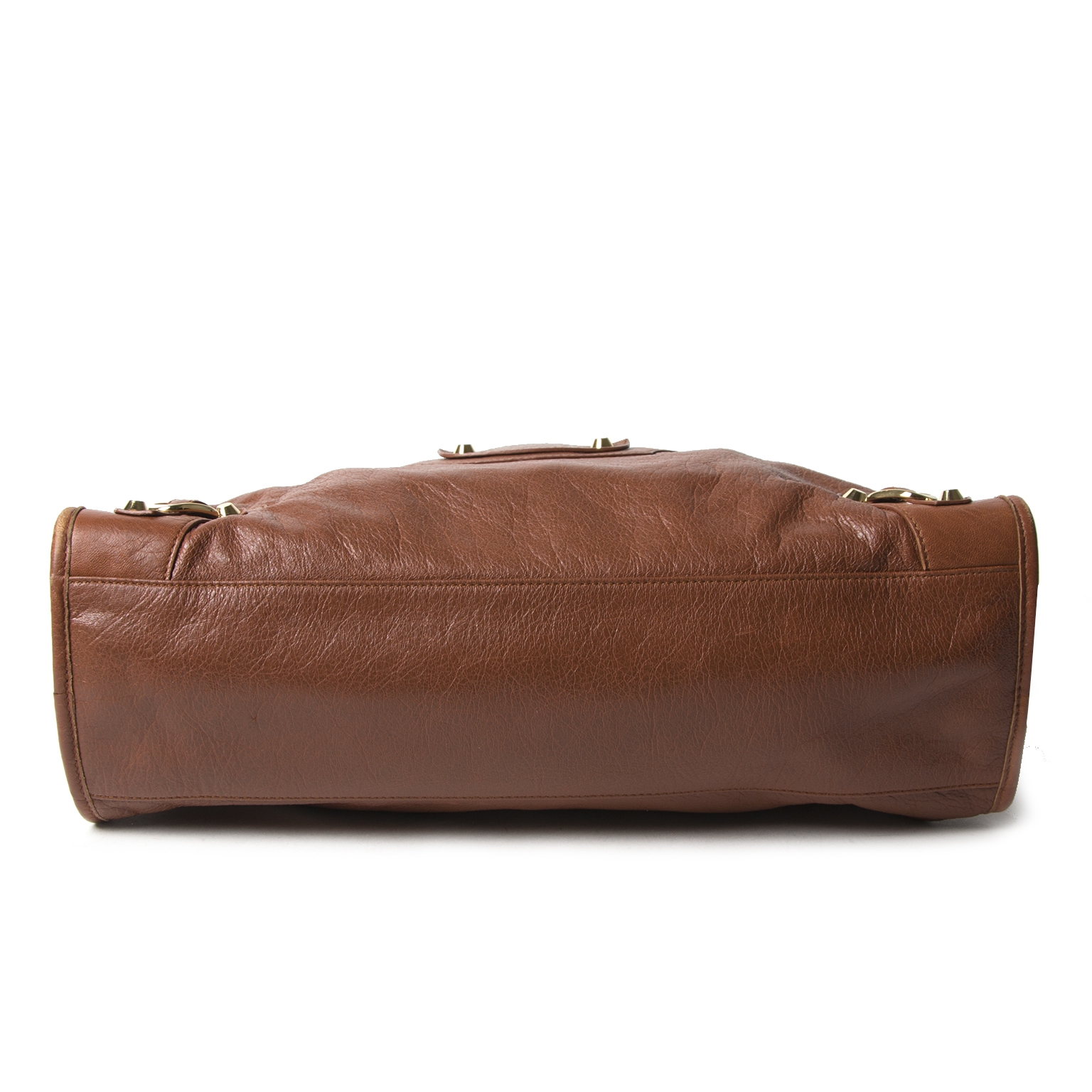 Balenciaga Brown Leather City Bag ○ Labellov ○ Buy and
