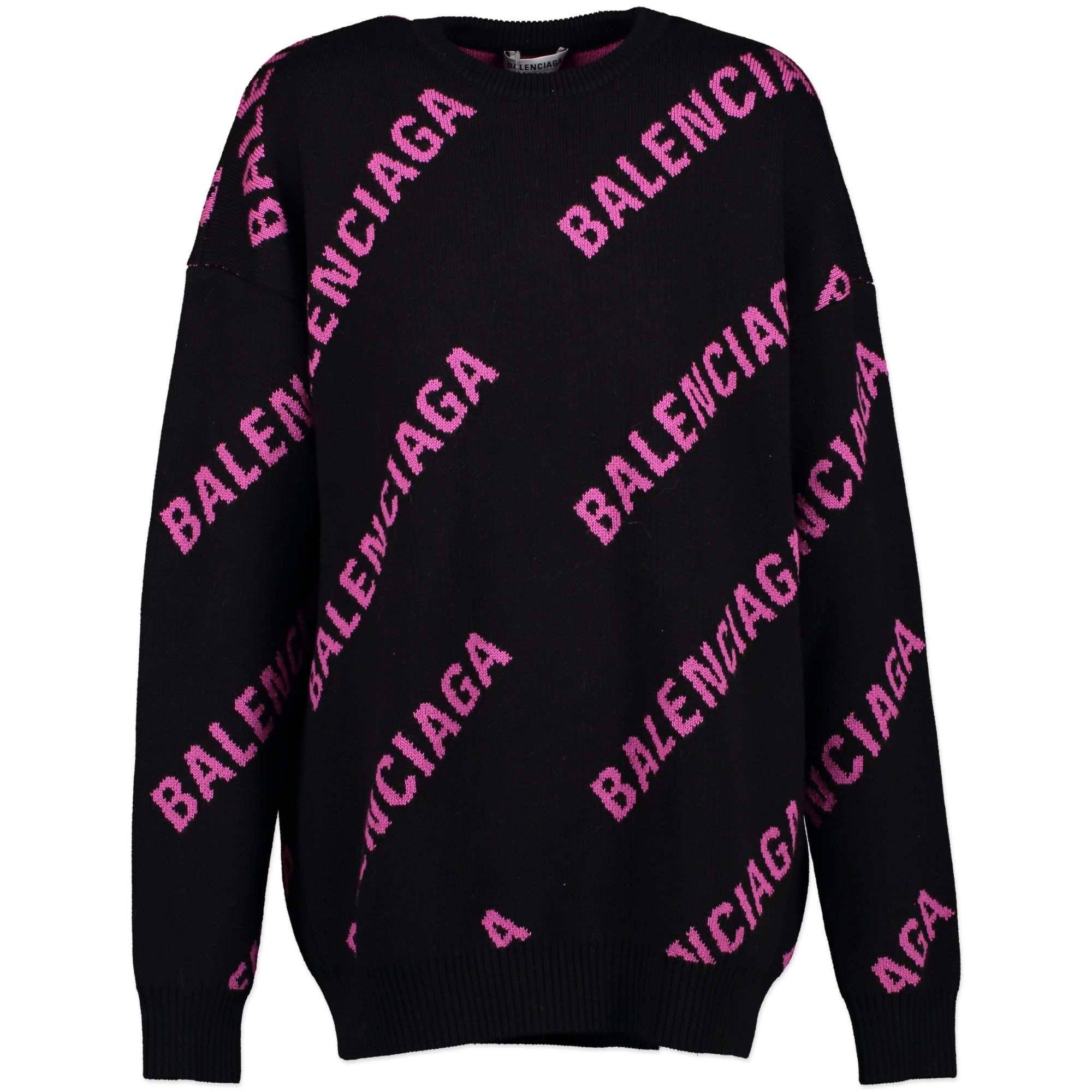 Balenciaga Pink Logo Sweater size XS Labellov Buy and Sell