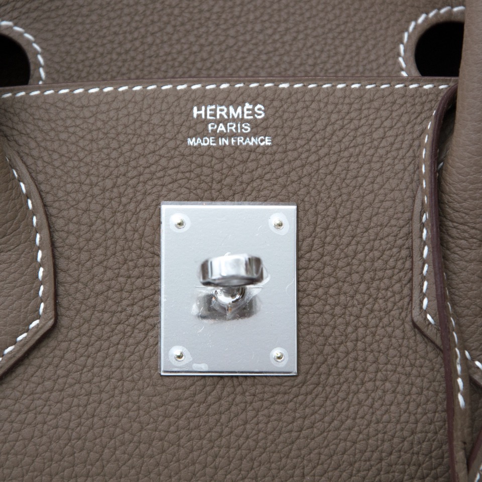 Brand New Hermès Birkin 30 Etoupe Togo PHW