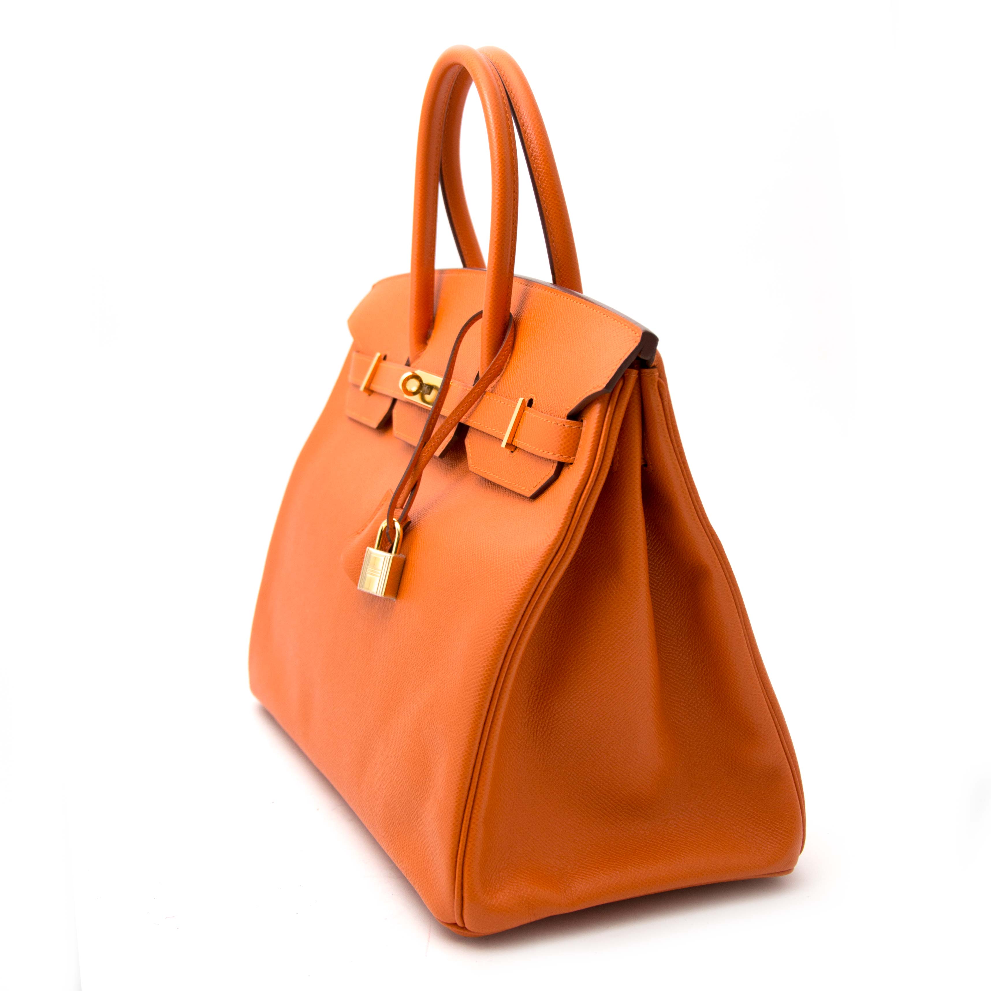Hermès Birkin 35 H Orange - Epsom Leather PHW