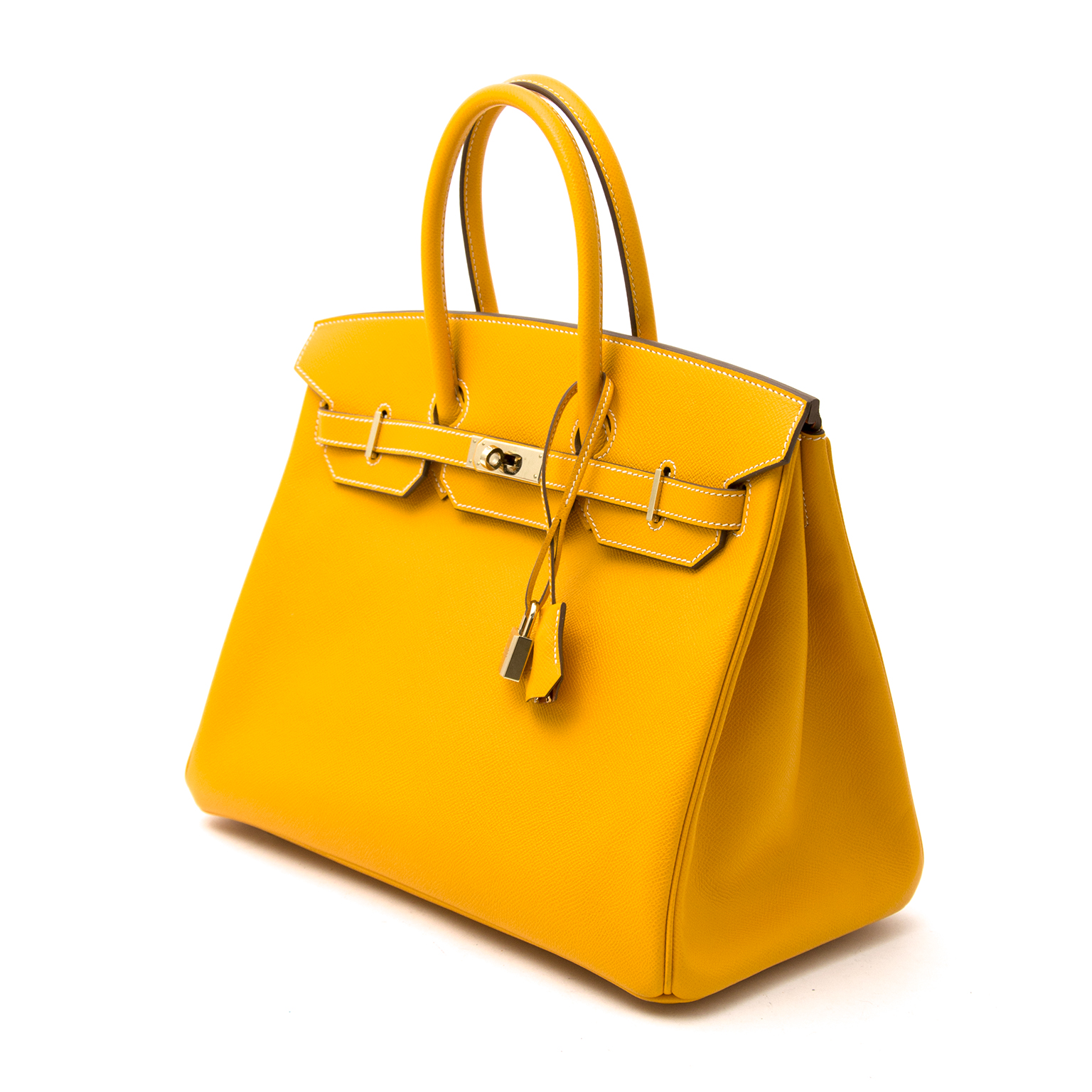 HERMES Epsom Birkin 35 Jaune 1134815