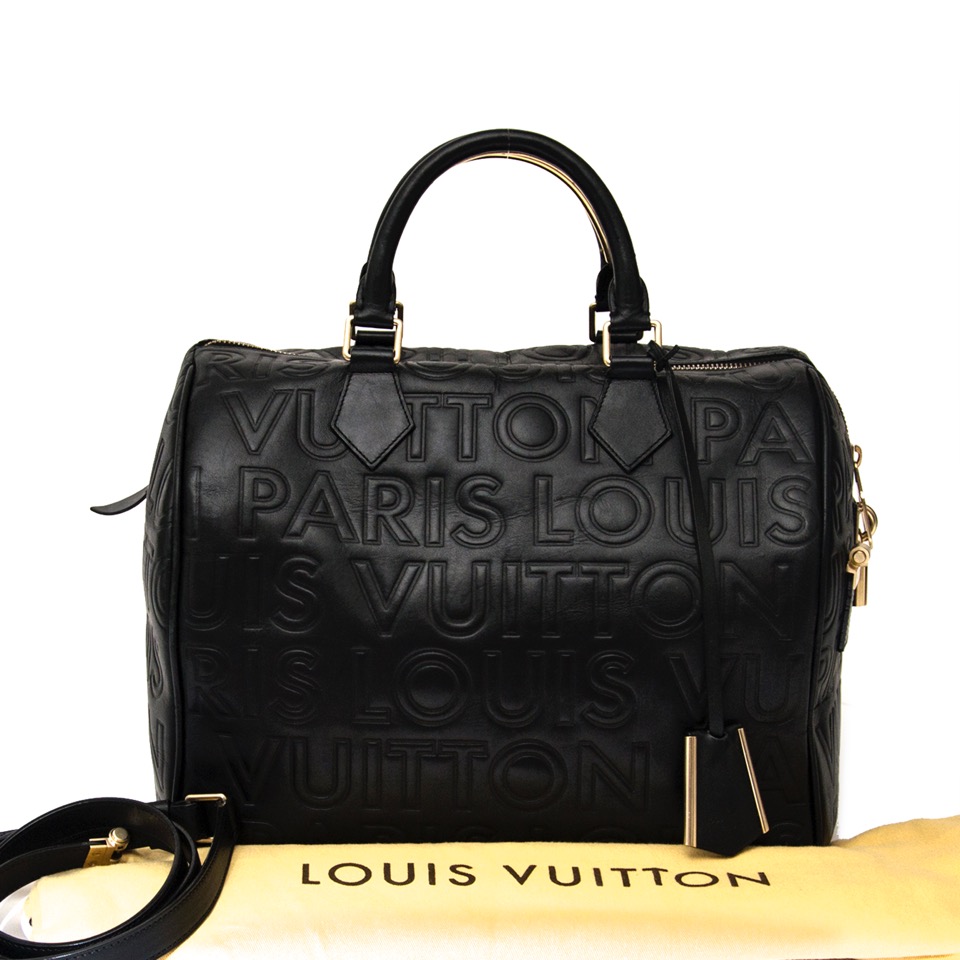 Louis Vuitton Embossed Leather Bag - 92 For Sale on 1stDibs  louis vuitton  black embossed bag, lv embossed bag, black lv embossed bag