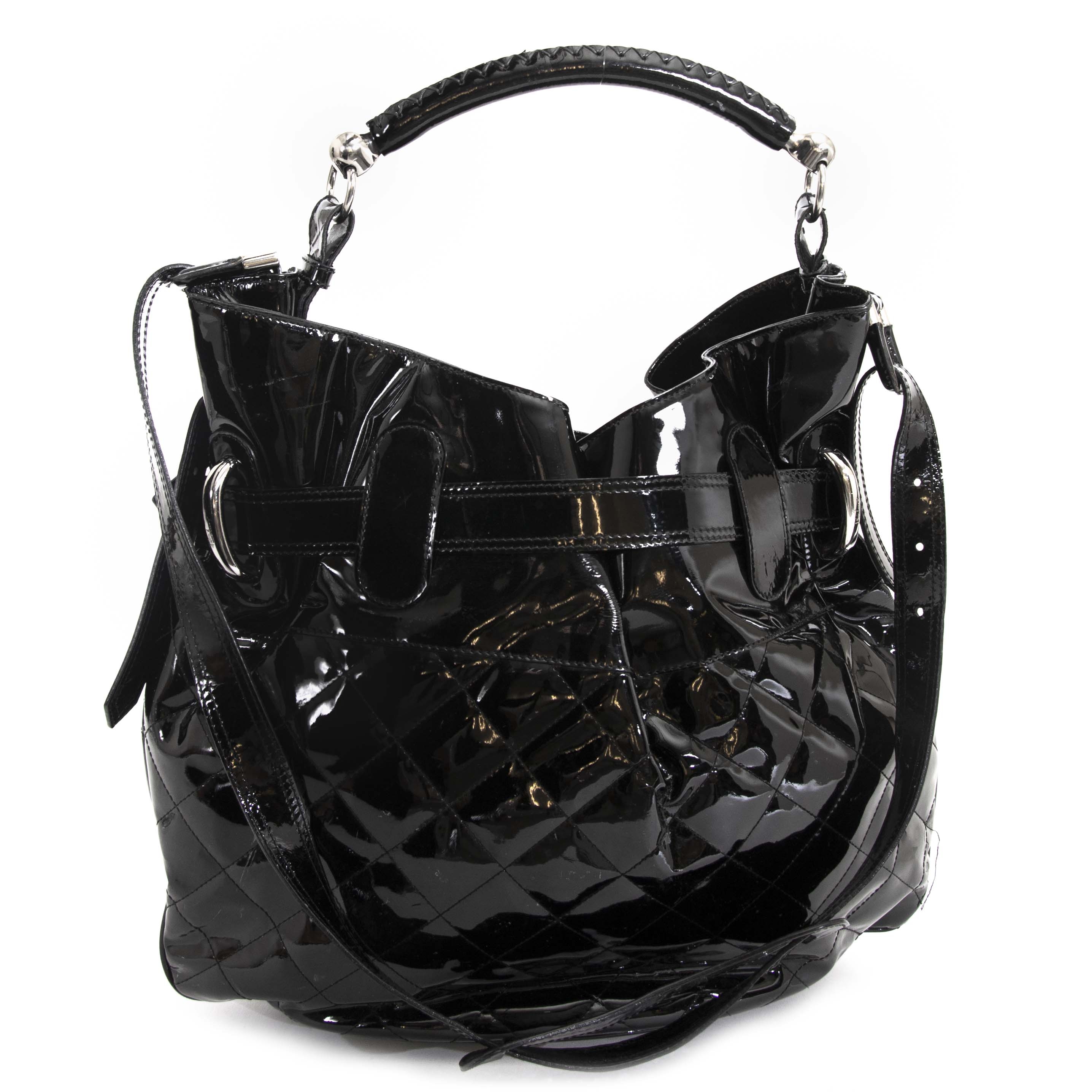 Burberry patent leather handbag sale