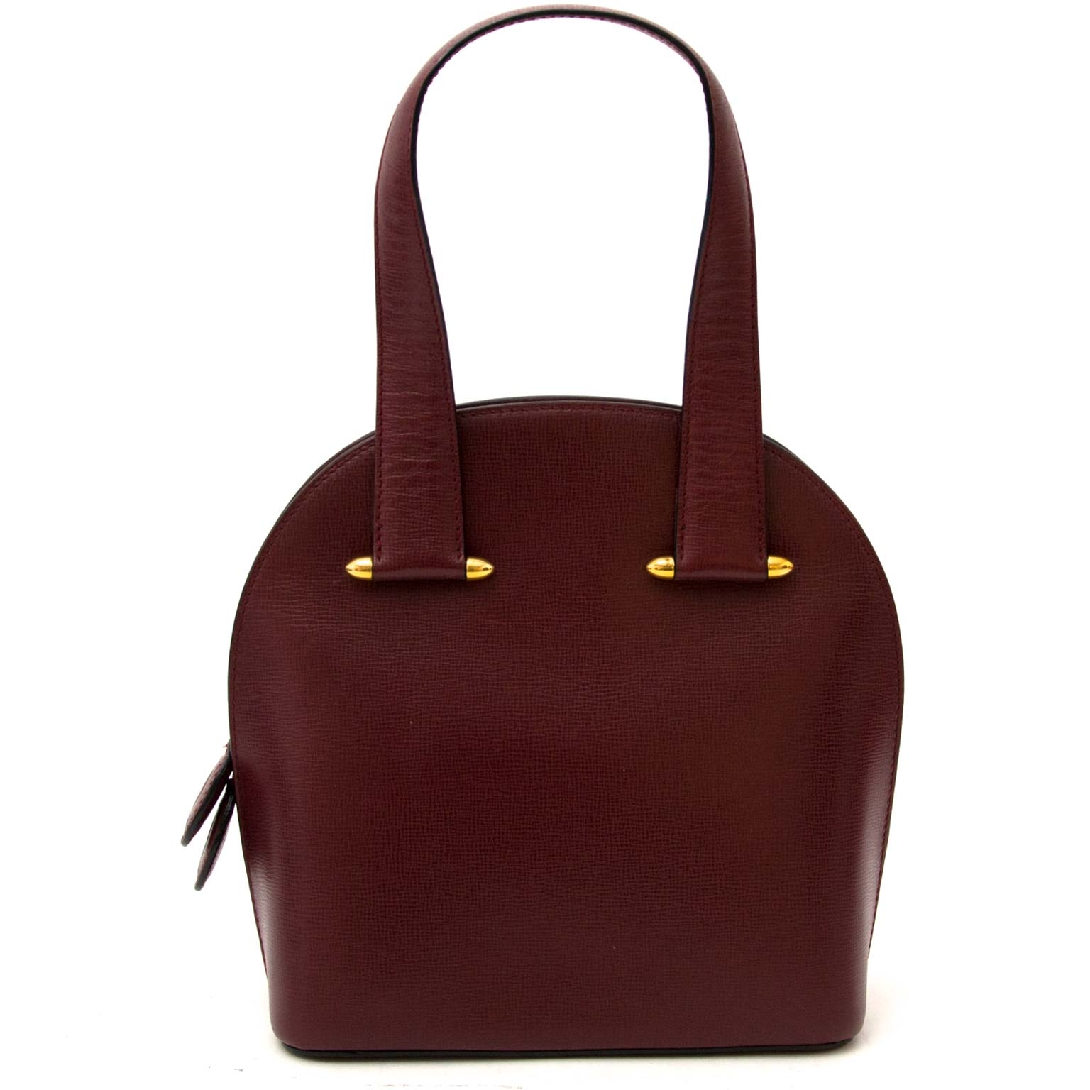 バッグ Cartier Must Top Handle Bag Bordeaux Must De Cartier Bordeaux Top Handle Bag ○ Labellov ○ Buy and