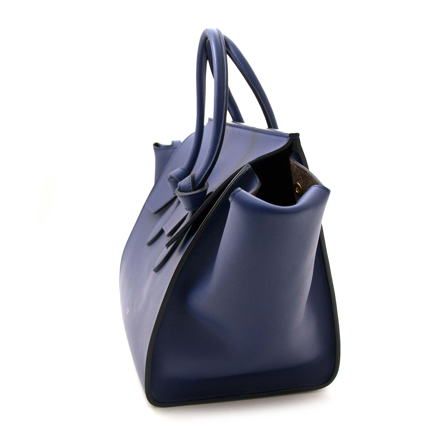 Celine Navy Blue Tie Knot Tote Bag ○ Labellov ○ Buy and Sell  