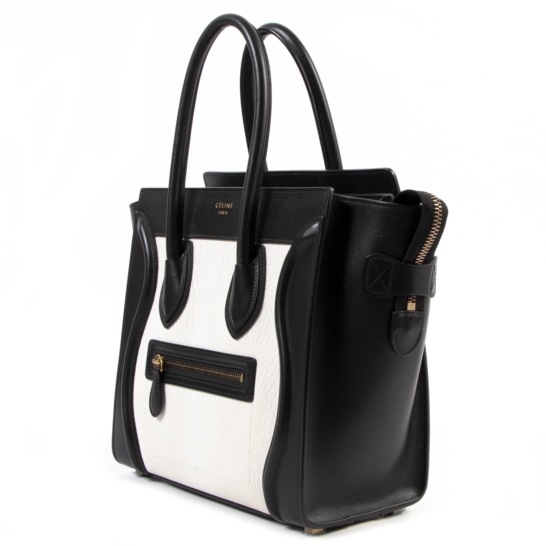 Celine bag outlet white and black