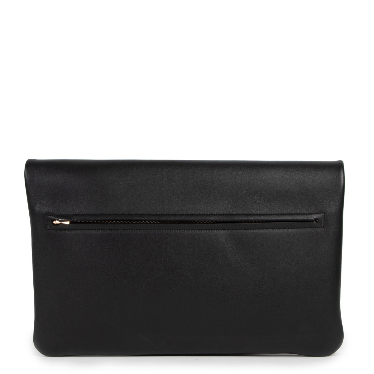 C line Black Leather Clutch Labellov Buy and Sell Authentic