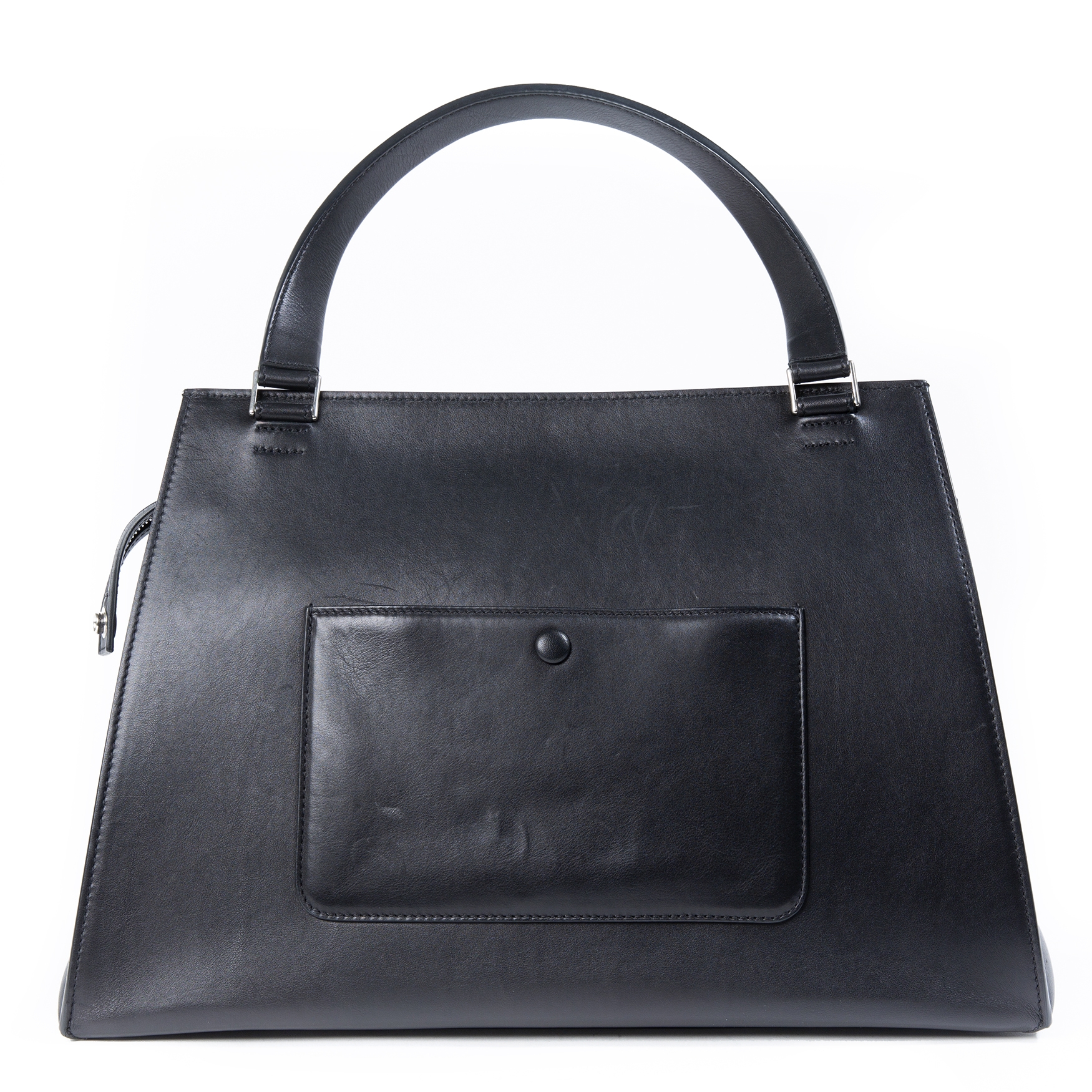 Céline Black & White Leather Edge Bag ○ Labellov ○ Buy and