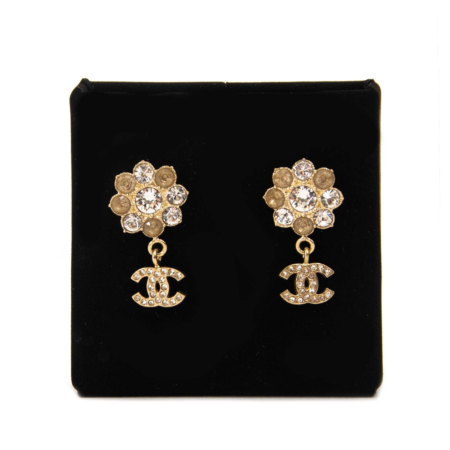 SOLD] FOR SALE: DOUBLE C CLASSIC CHANEL EARRINGS [SILVER]