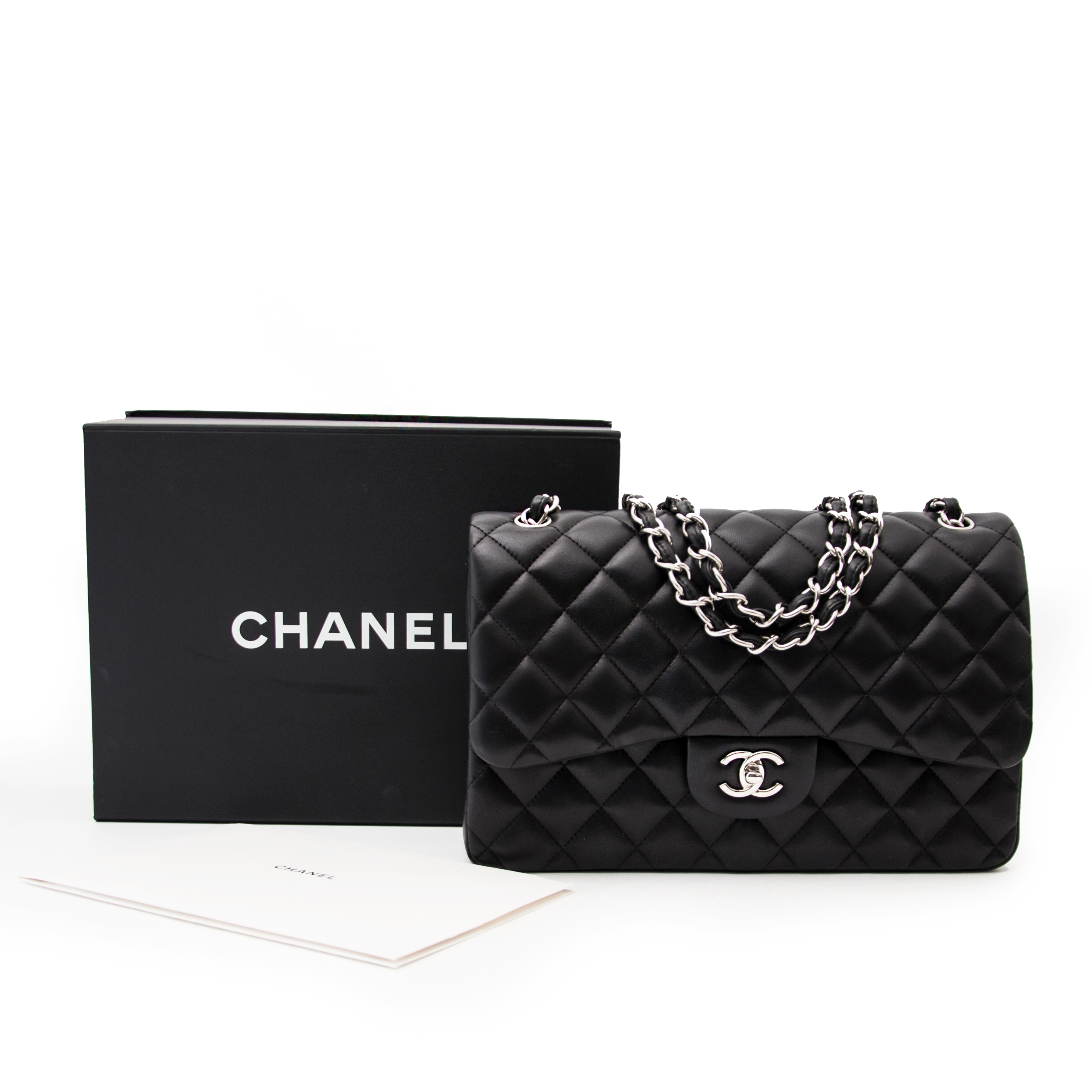 Chanel Vintage Black Lambskin Flap Bag ○ Labellov ○ Buy and Sell Authentic  Luxury