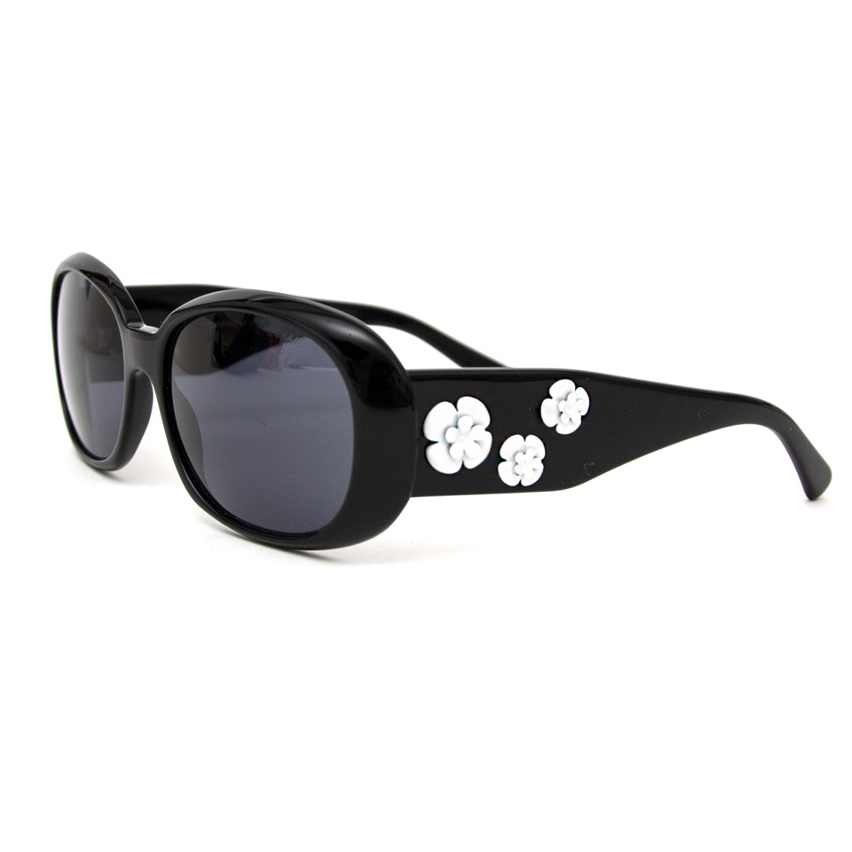 Chanel Black Frame Oversized CC Sunglasses-5174 - Yoogi's Closet