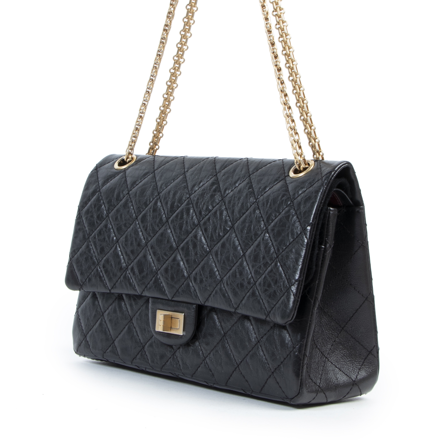 Chanel Black 2.55 Reissue 226 Shoulder Bag ○ Labellov ○ Buy and