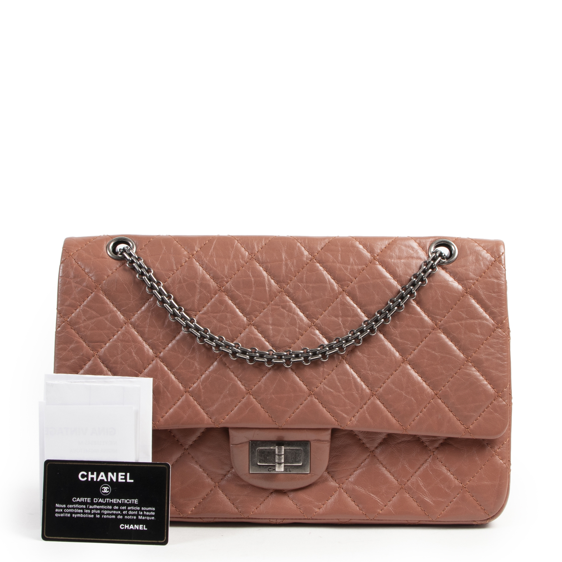 Chanel  Reissue 227 Vieux Rose ○ Labellov ○ Buy and Sell Authentic  Luxury