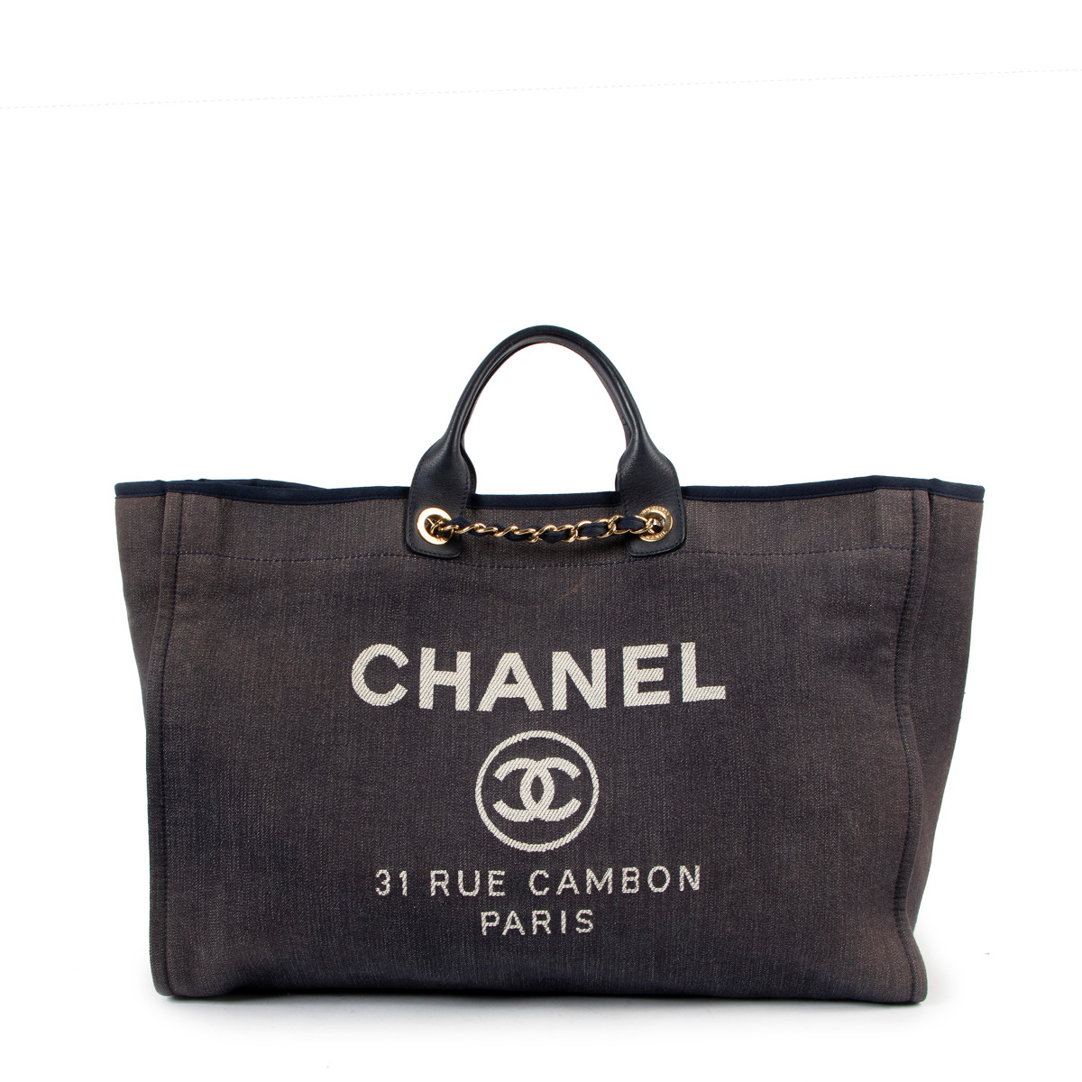 CHANEL 31 RUE CAMBON デニムバッグ - メルカリ