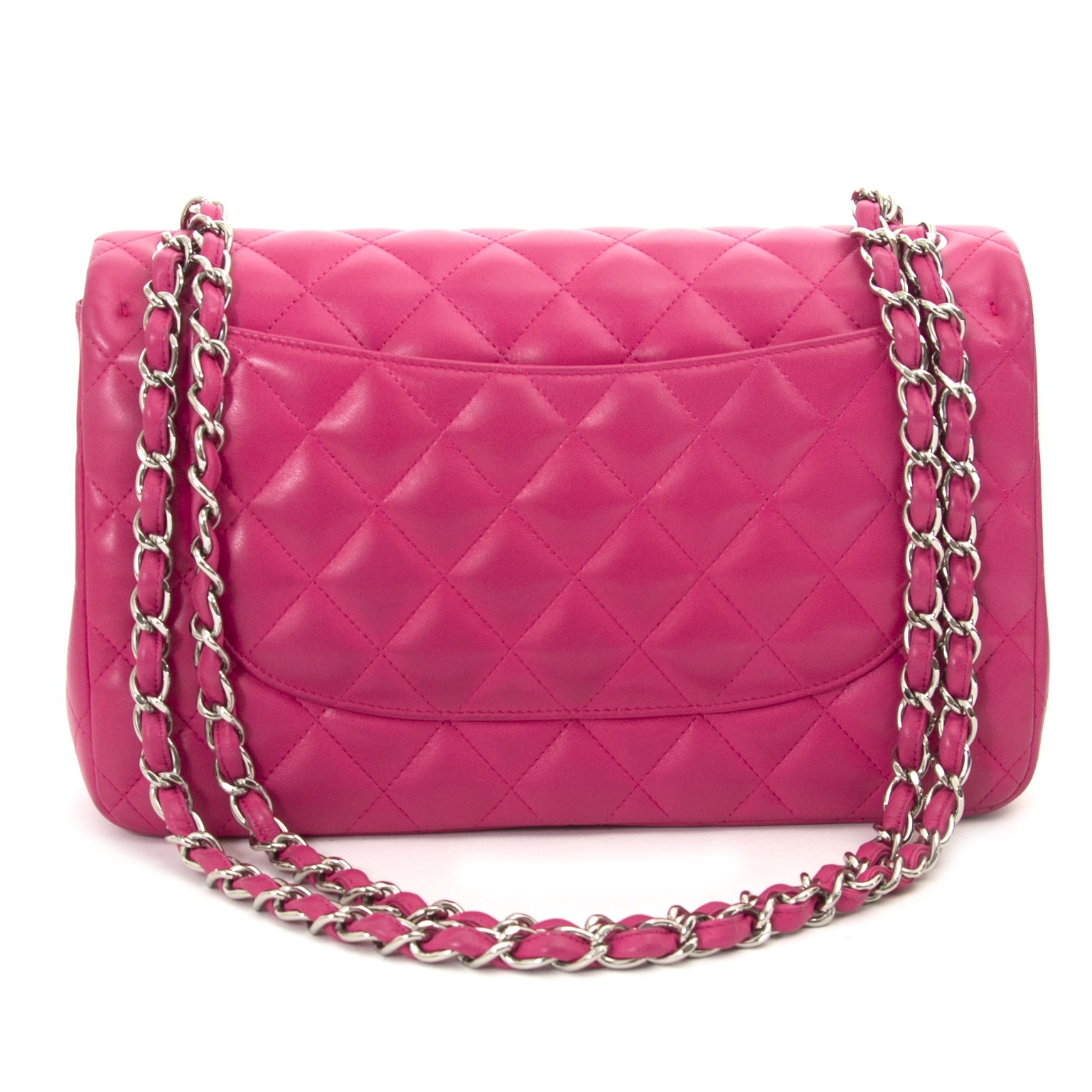 Chanel Bubblegum Pink Jumbo Double Classic Flap Bag PHW ○ Labellov ○ Buy  and Sell Authentic Luxury