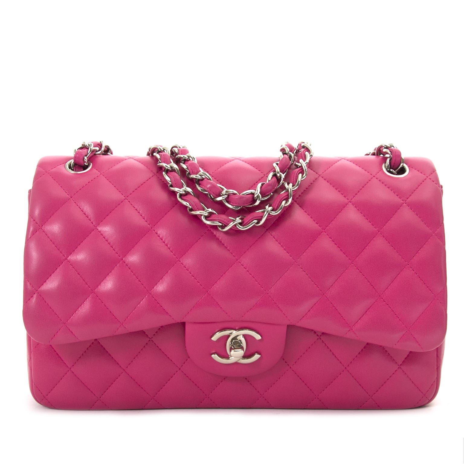 bubble gum pink chanel bag