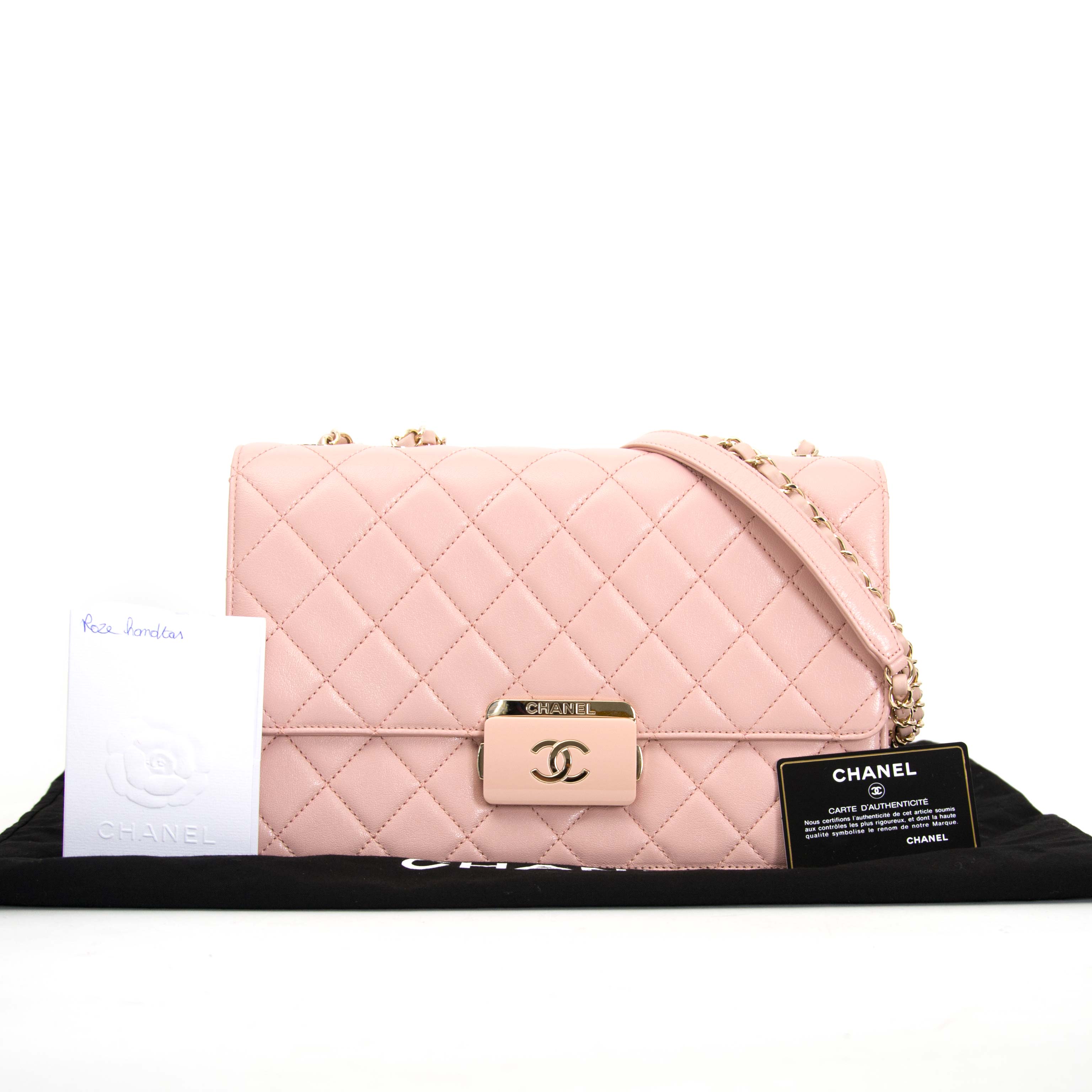 Chanel Pink Sheepskin Flap Bag Labellov Buy and Sell Authentic Luxury