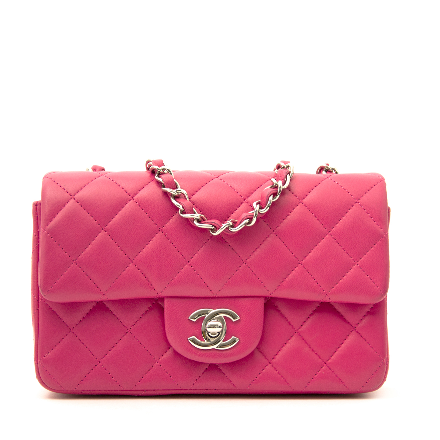 Chanel Candy Pink New Mini Classic Flap Bag ○ Labellov ○ Buy and Sell  Authentic Luxury
