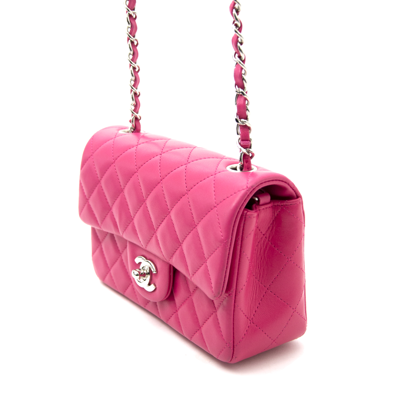 Chanel Candy Pink New Mini Classic Flap Bag ○ Labellov