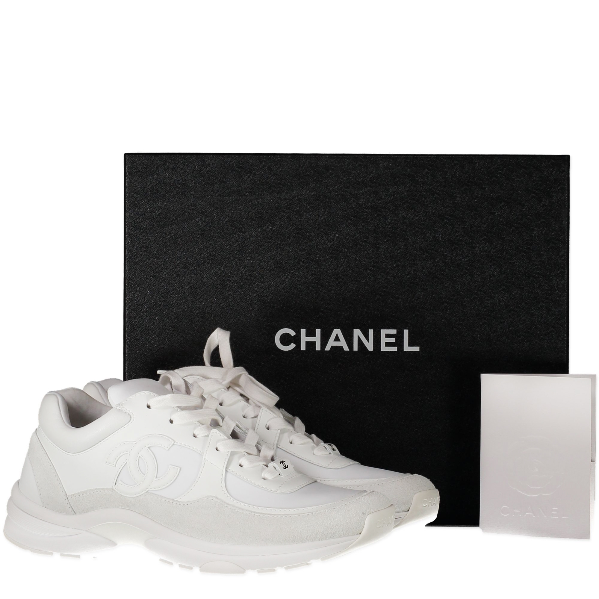 Labellov Chanel CC Logo Triple White 