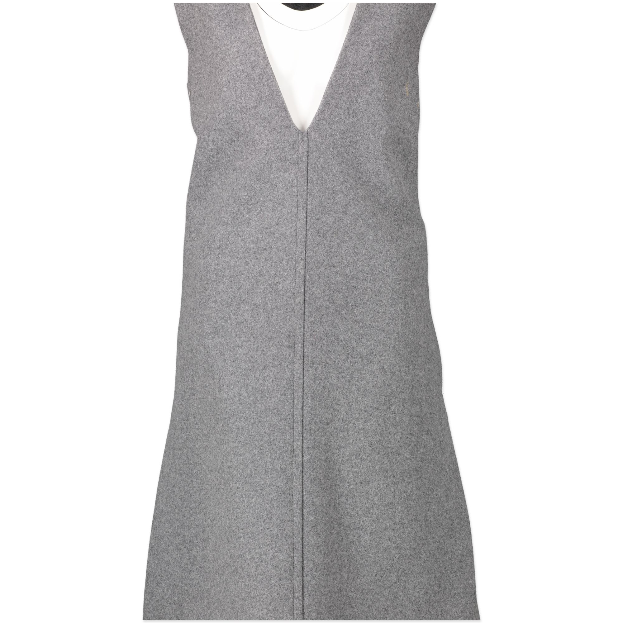 V neck wool dress sales