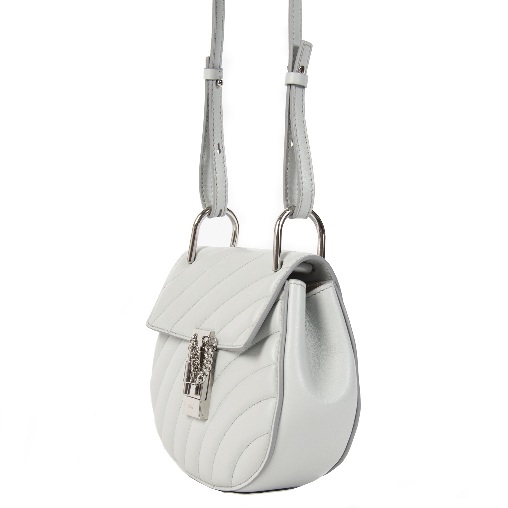 Chlo Drew Bijou Airy Grey Mini Bag Labellov Buy and Sell