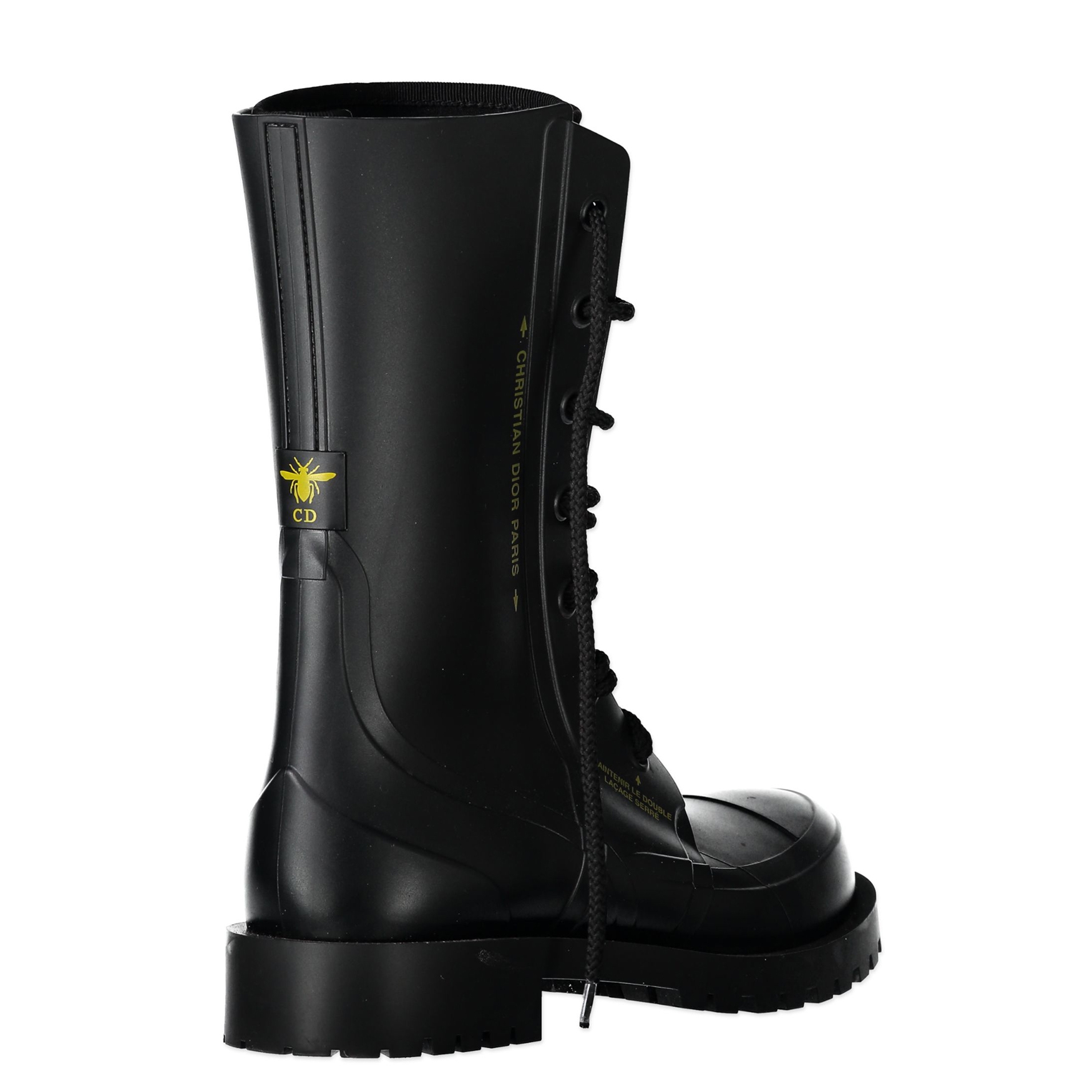 Dior Camp Black Rubber Ankle Boots Size 39 Labellov Buy and