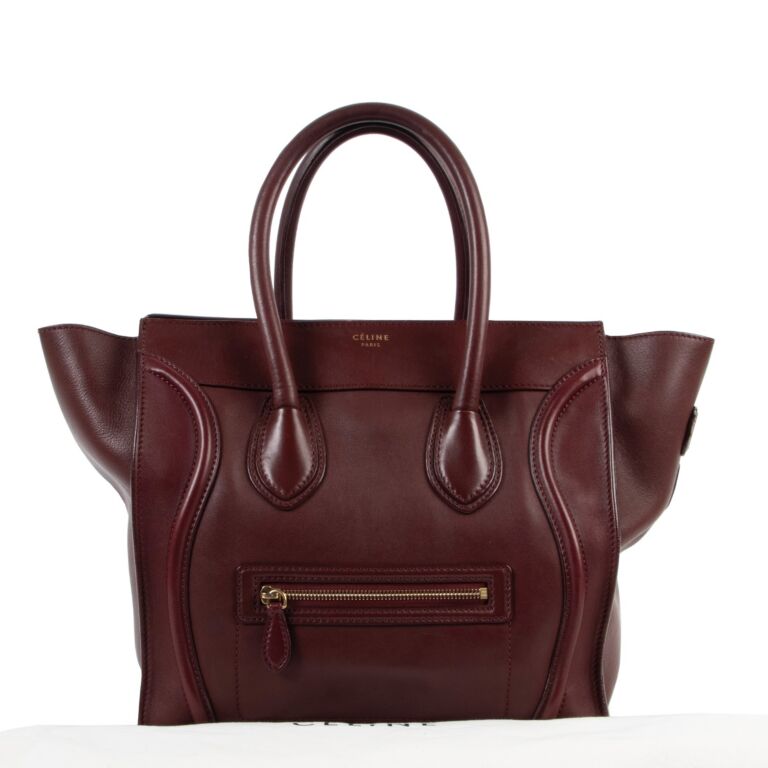 Celine discount burgundy bag
