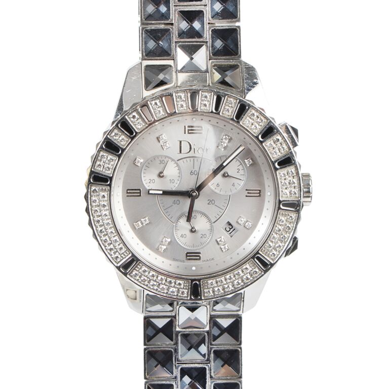 Christian Dior Ladies Watch Dior brilliant stones Christal chronograph Labellov Buy and Sell Authentic Luxury