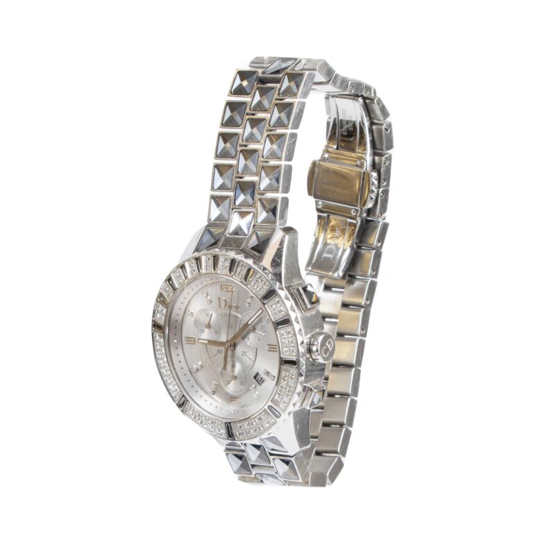 Christian Dior Ladies Watch Dior brilliant stones Christal chronograph Labellov Buy and Sell Authentic Luxury