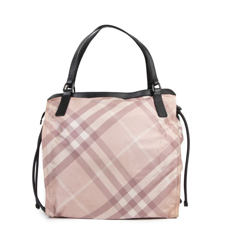 Burberry pink tote deals