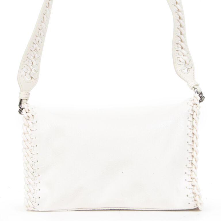 Stella McCartney White Falabella Candy Mini Shoulder Bag